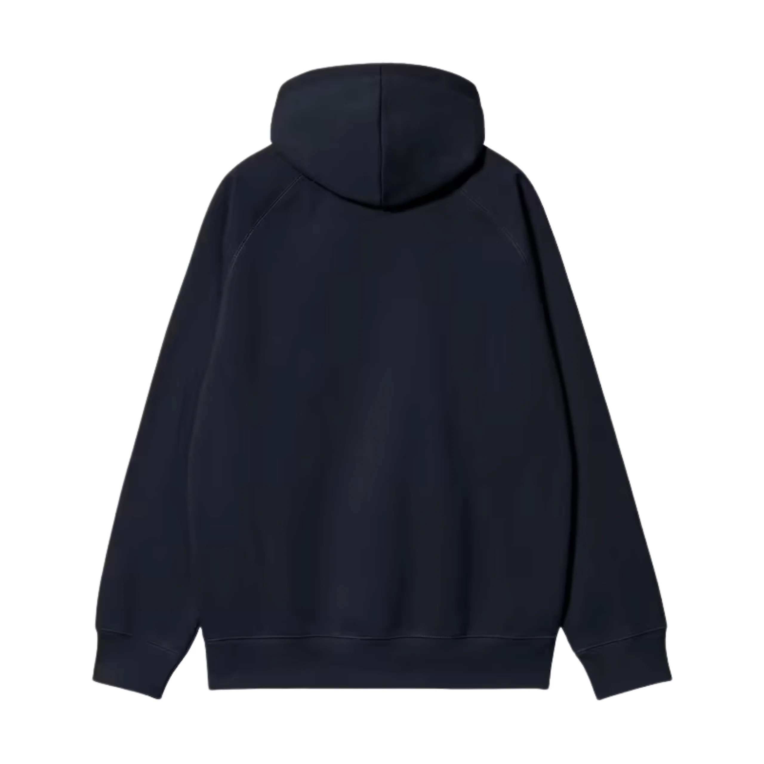 Carhartt WIP Hooded Chase Sweatshirt - Dark Navy / Gold - Image 2