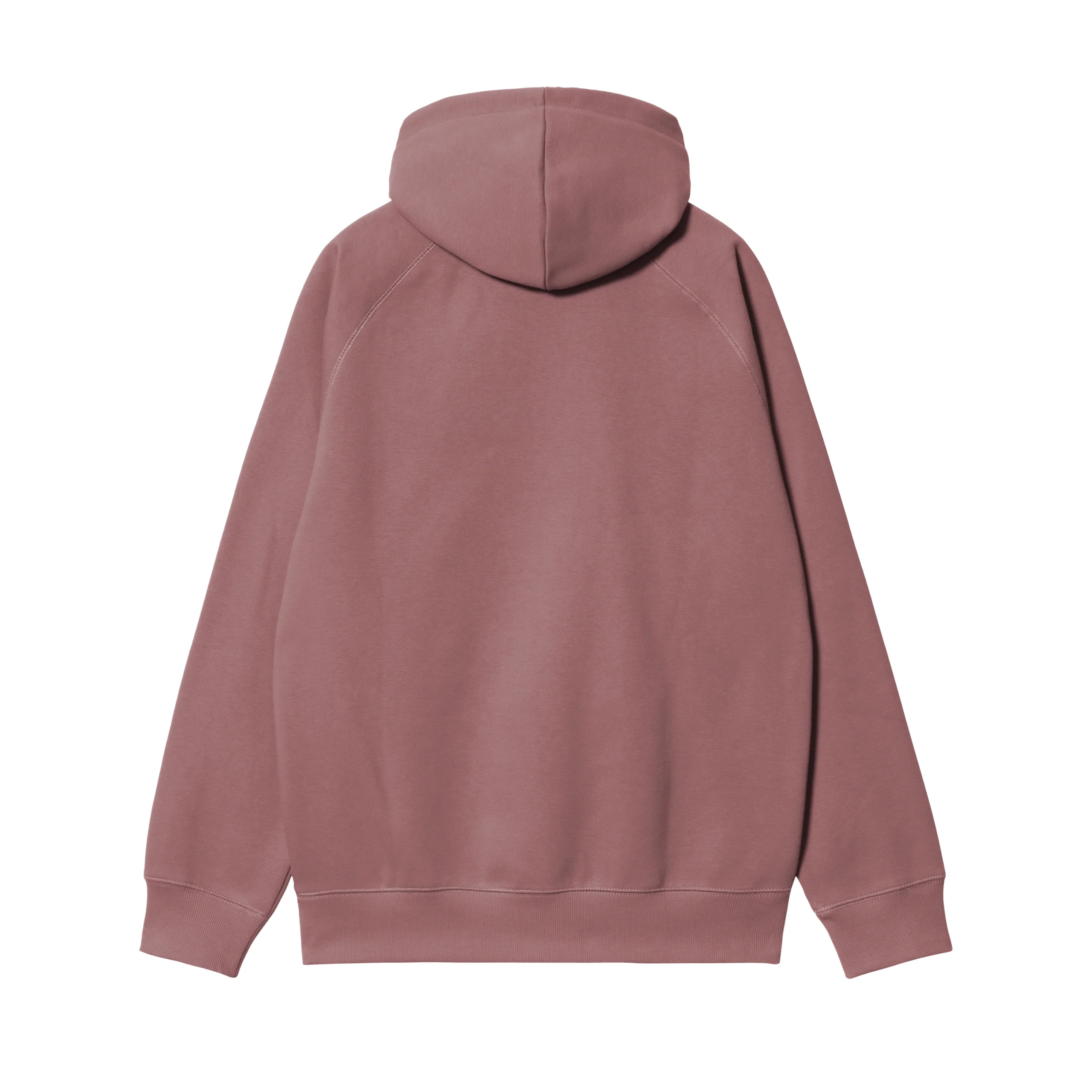Carhartt WIP Hooded Chase Sweatshirt - Dusky Pink / Gold - Image 2
