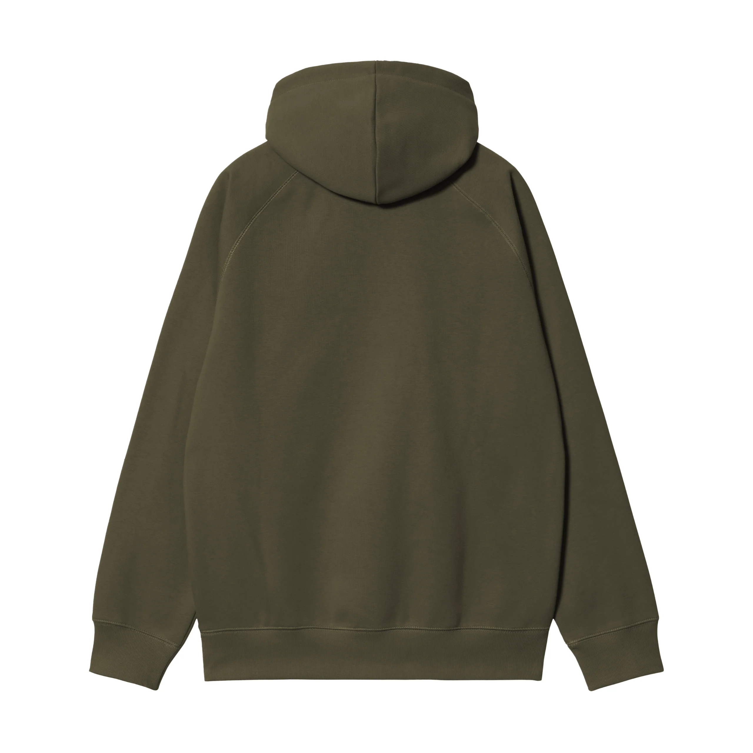Carhartt WIP Hooded Chase Sweatshirt - Olive / Gold - Image 2