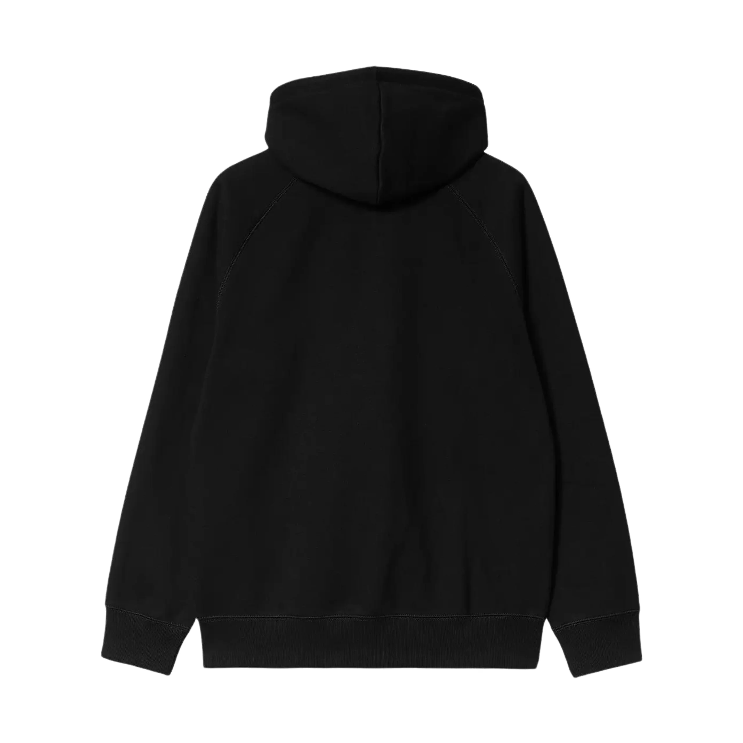 Carhartt WIP Hooded Chase Zip Jacket - Black / Gold - Image 2