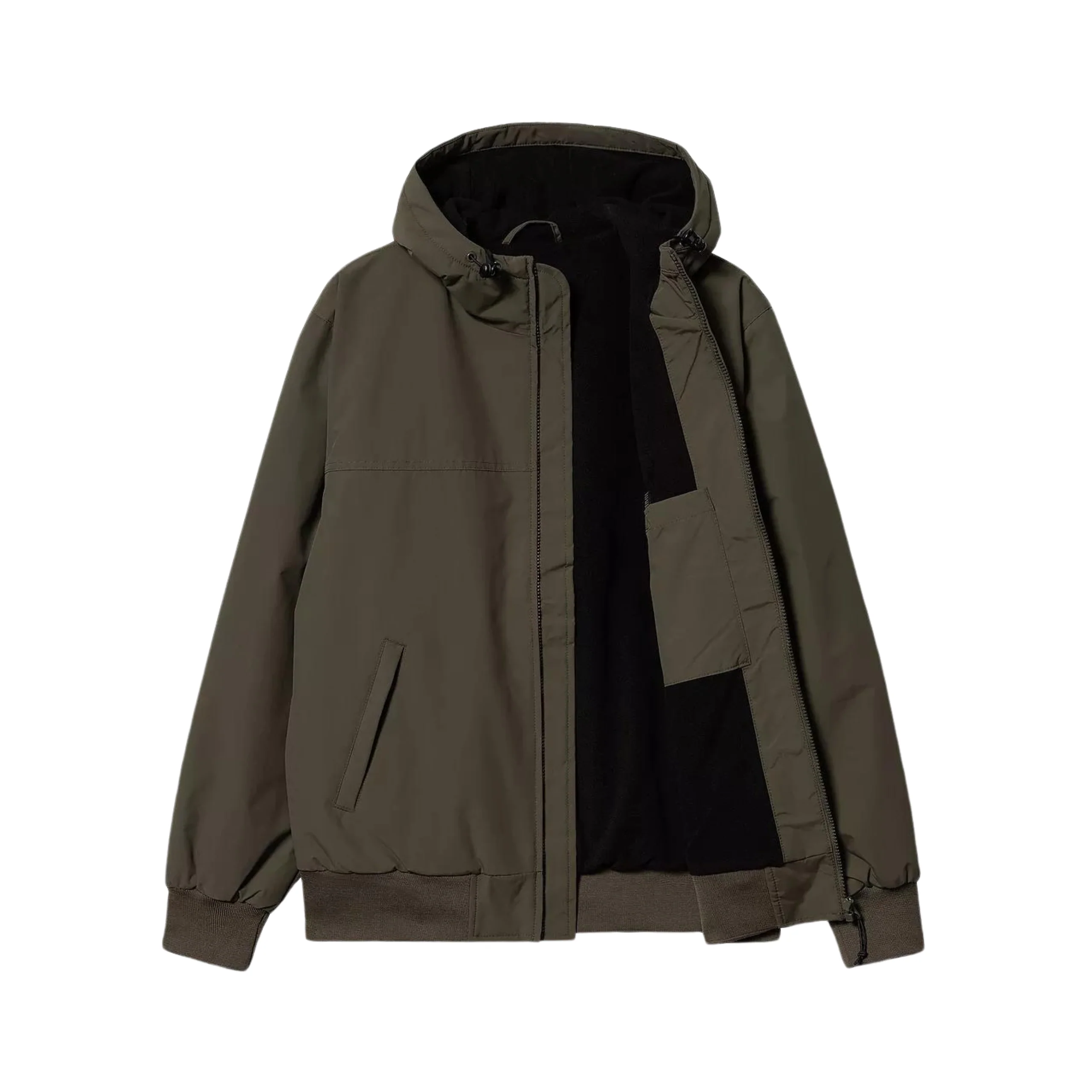Carhartt WIP Hooded Sail Jacket (Winter) - Cypress / Black - Image 3