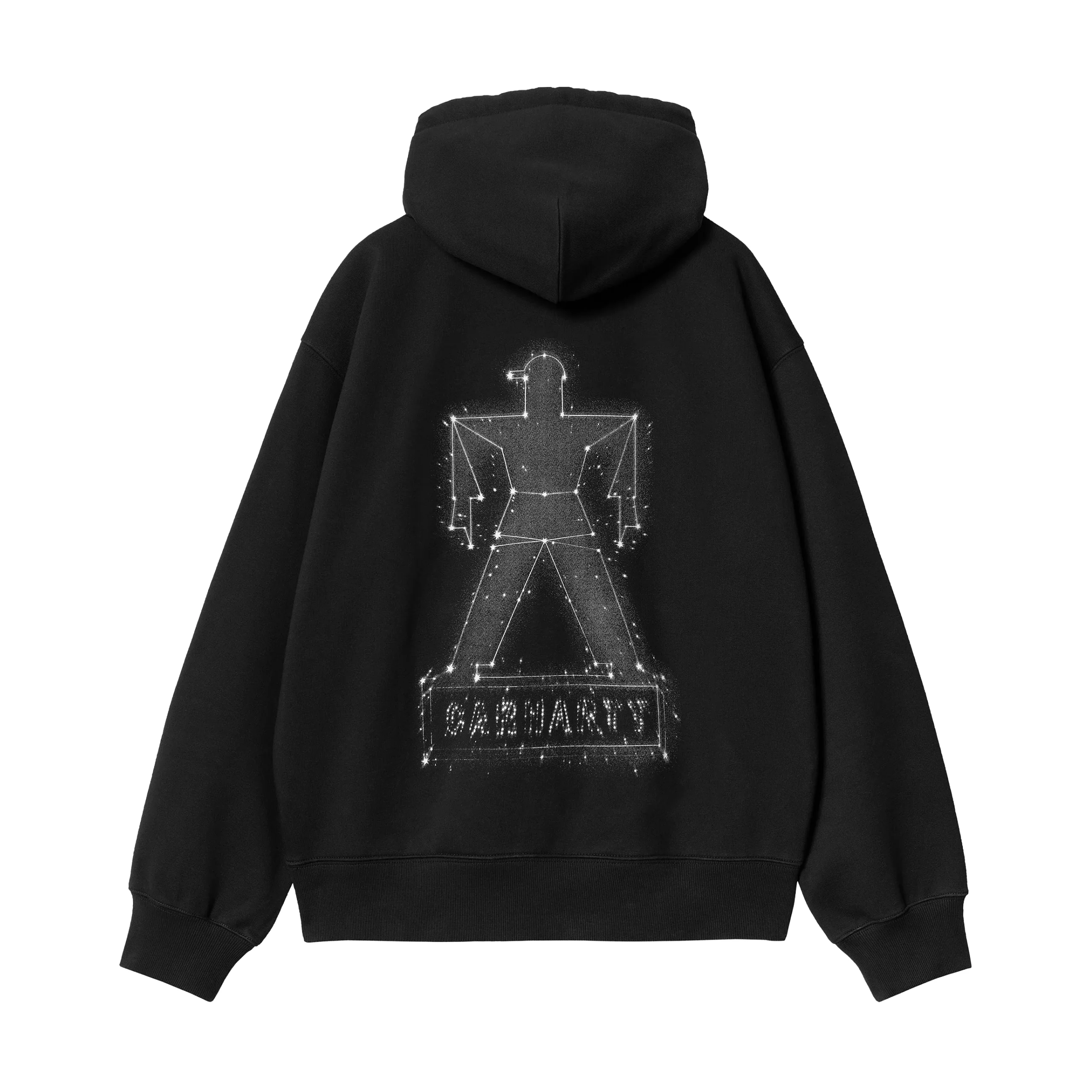 Carhartt WIP Hooded Stargazer Sweatshirt - Black - Image 2