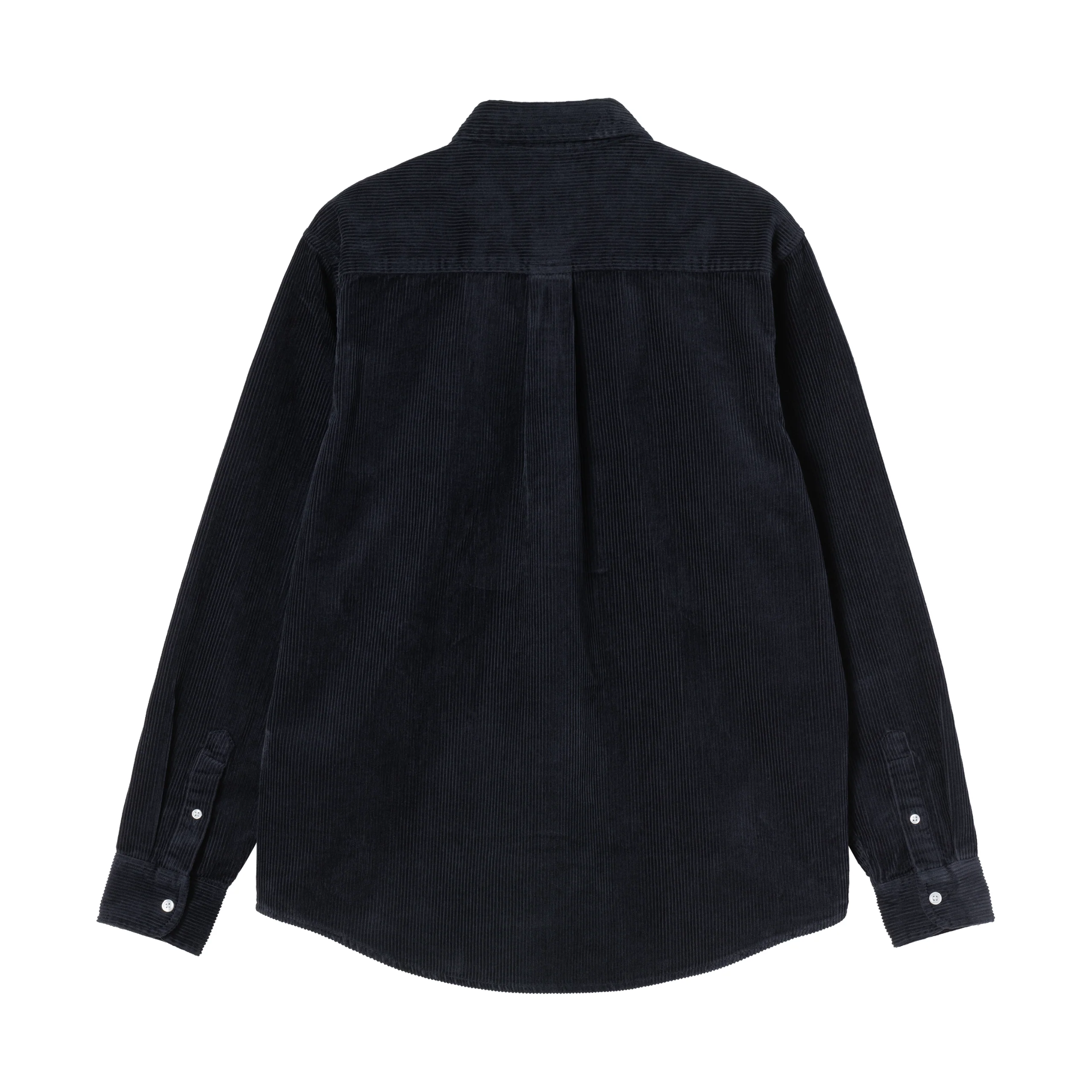 Carhartt WIP Madison Fine Cord Shirt - Dark Navy / Dark Navy - Image 2