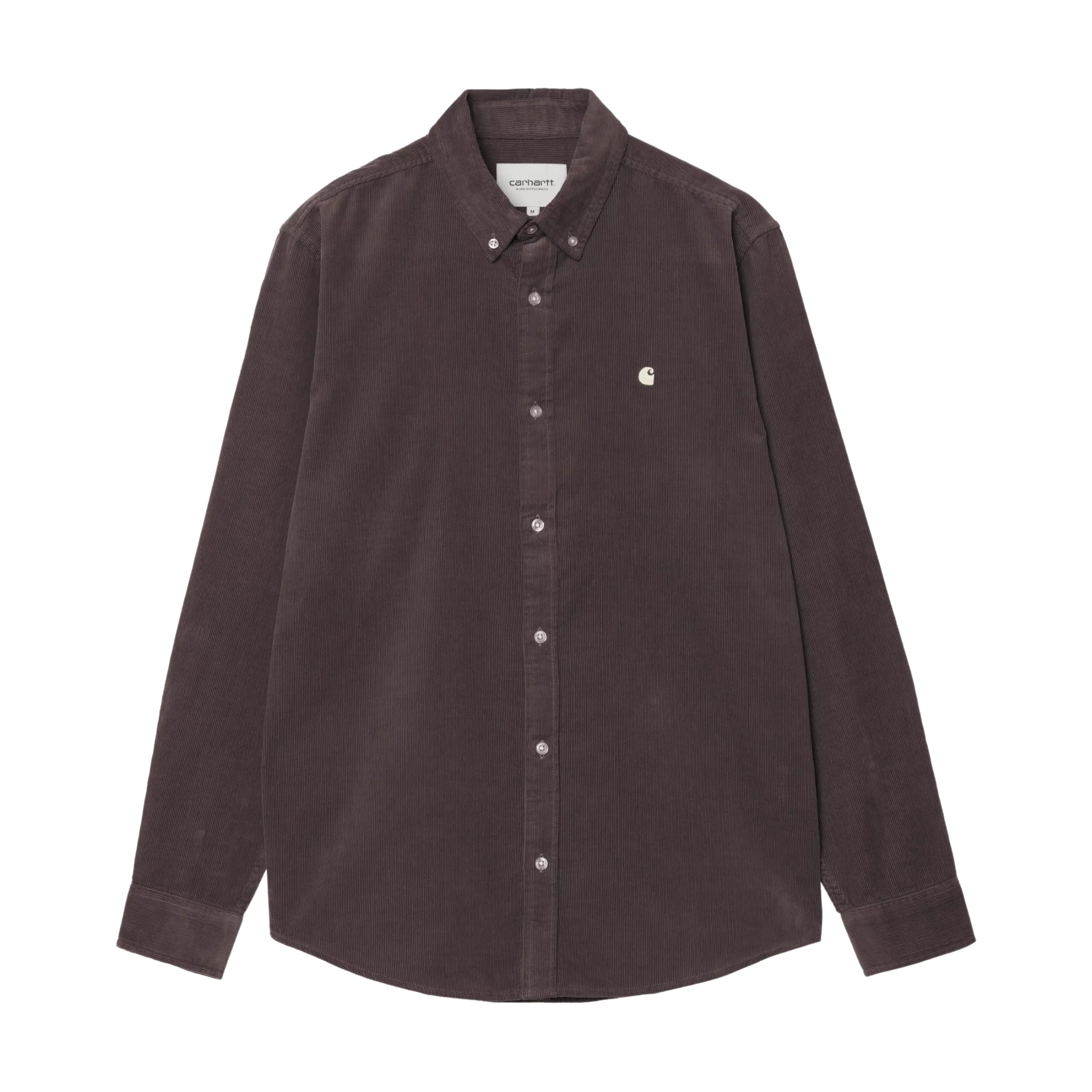 Carhartt WIP Madison Fine Cord Shirt -  Shale / Wax