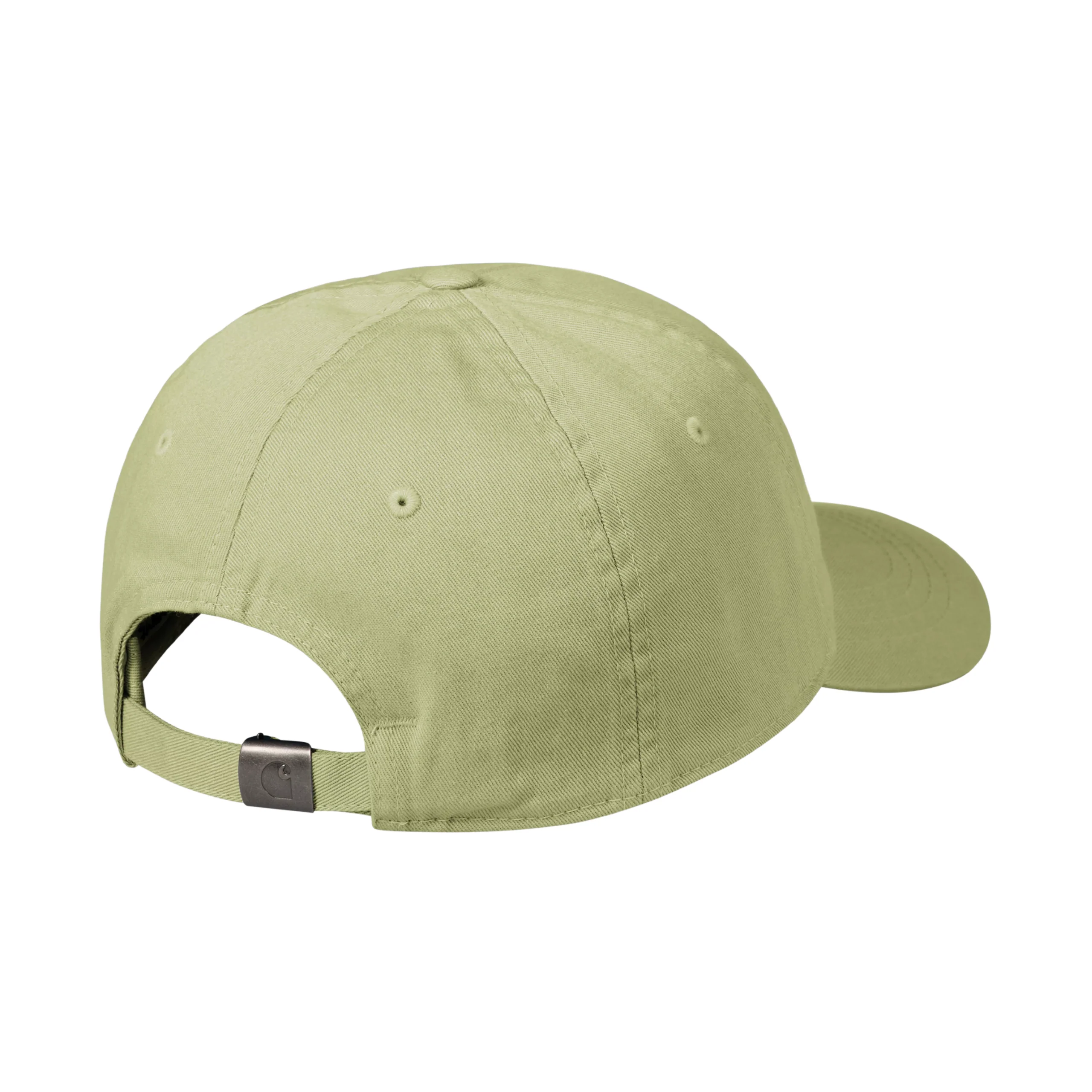 Carhartt WIP Madison Logo Cap - Gentle Green / White - Image 2