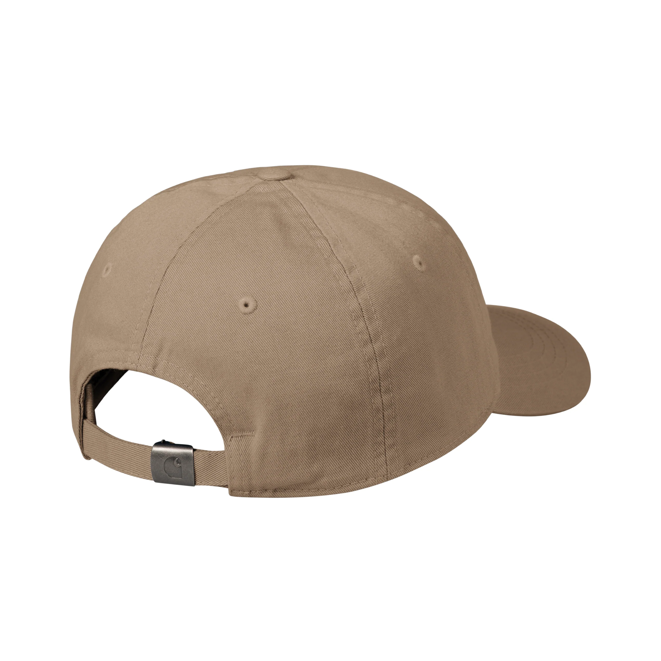 Carhartt WIP Madison Logo Cap - Leather / White - Image 2