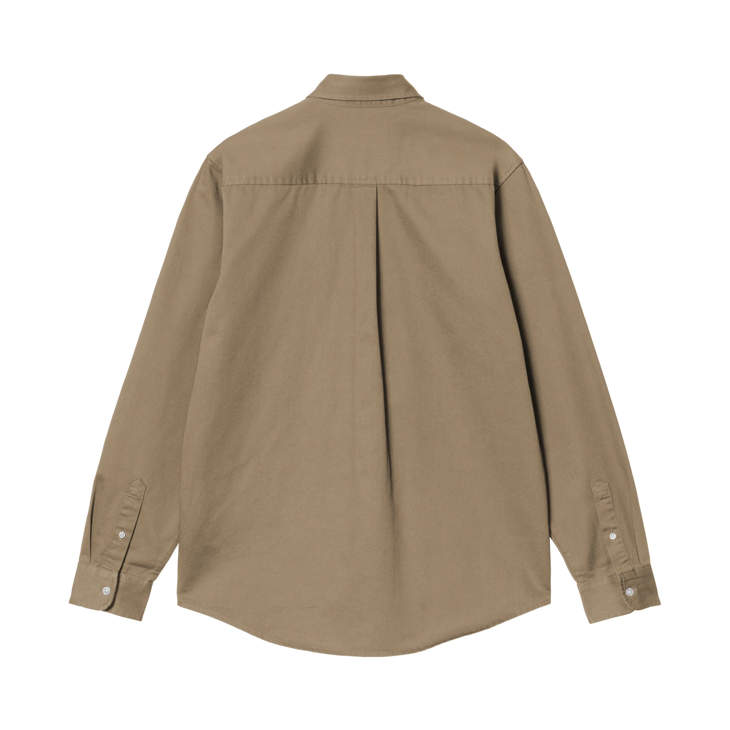 Carhartt WIP Madison Shirt - Leather / White - Image 2