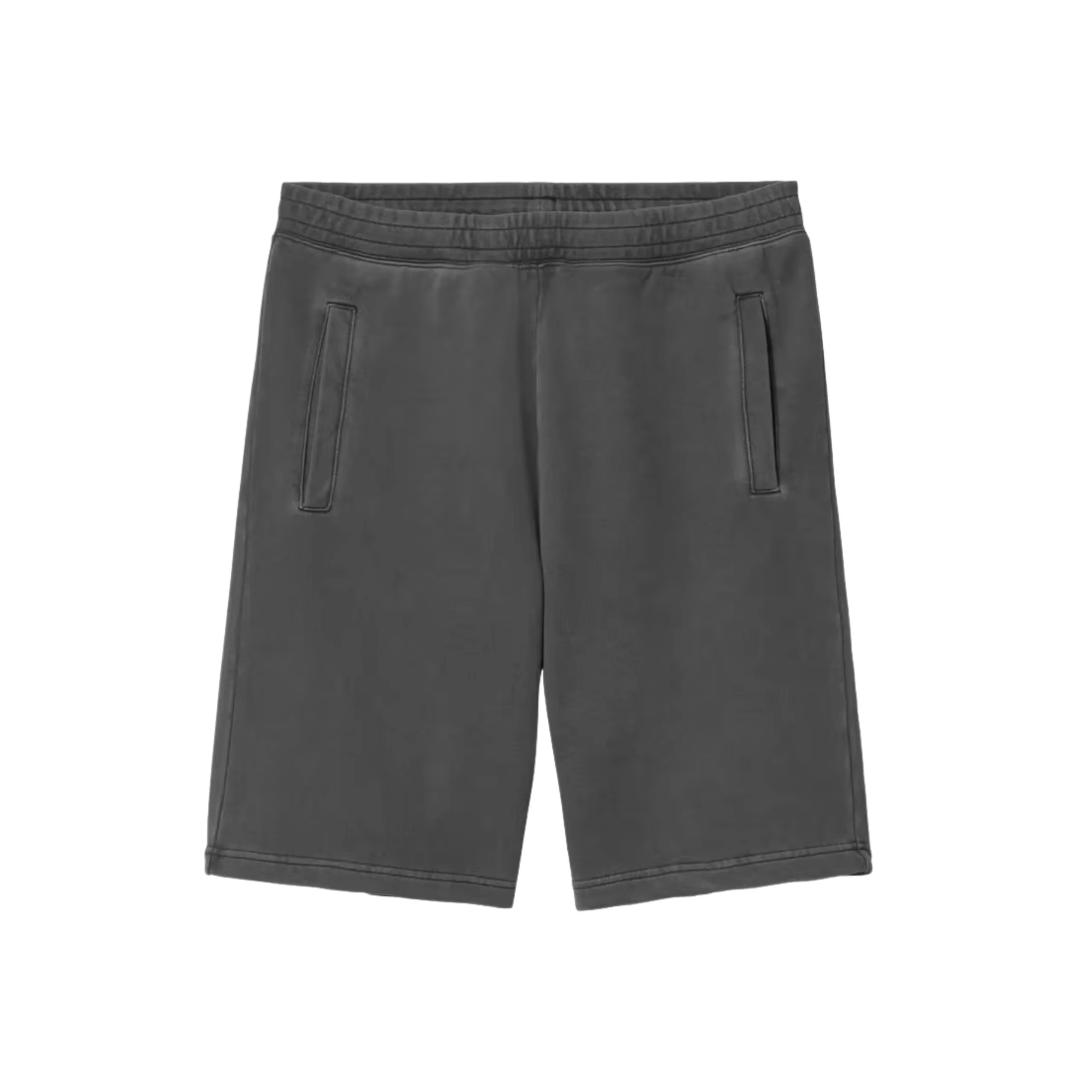 Carhartt WIP Nelson Sweat Short - Black (garment dyed) - Image 2