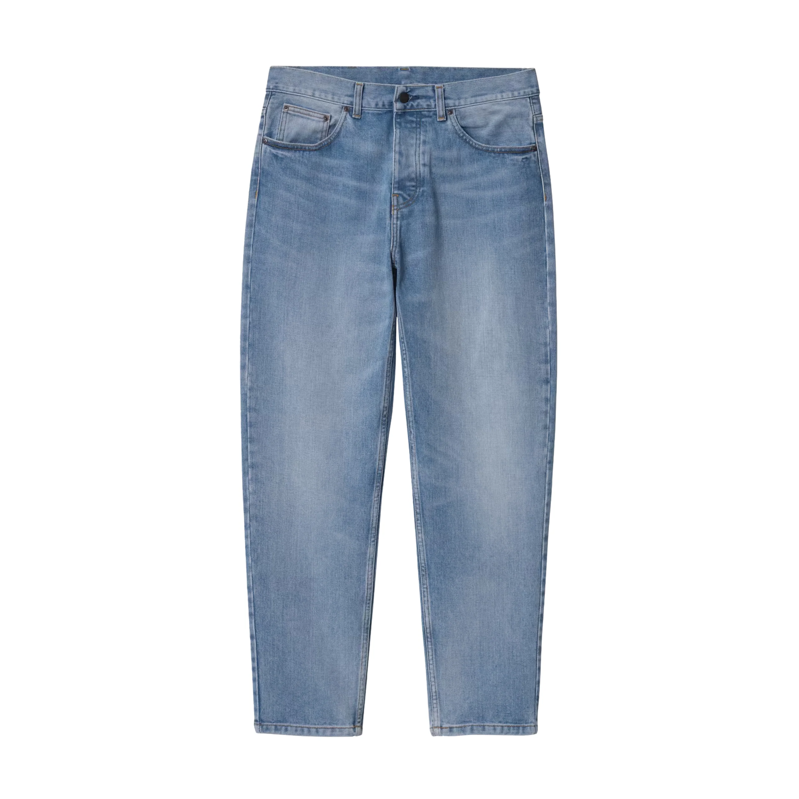 Carhartt WIP Newel Pant - Blue (light used wash) - Image 2