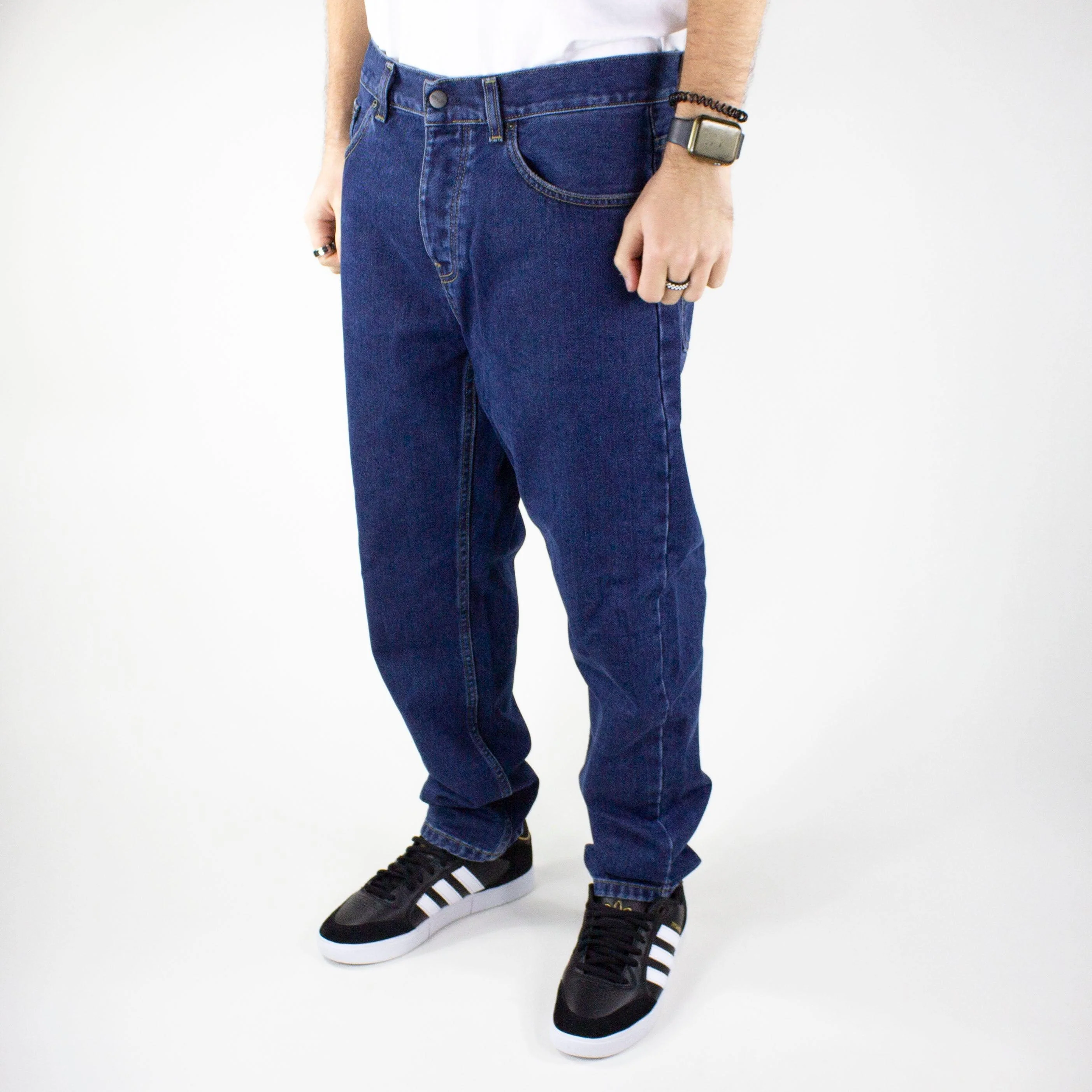 Carhartt WIP Newel Pant - Blue (stone washed) - Image 5
