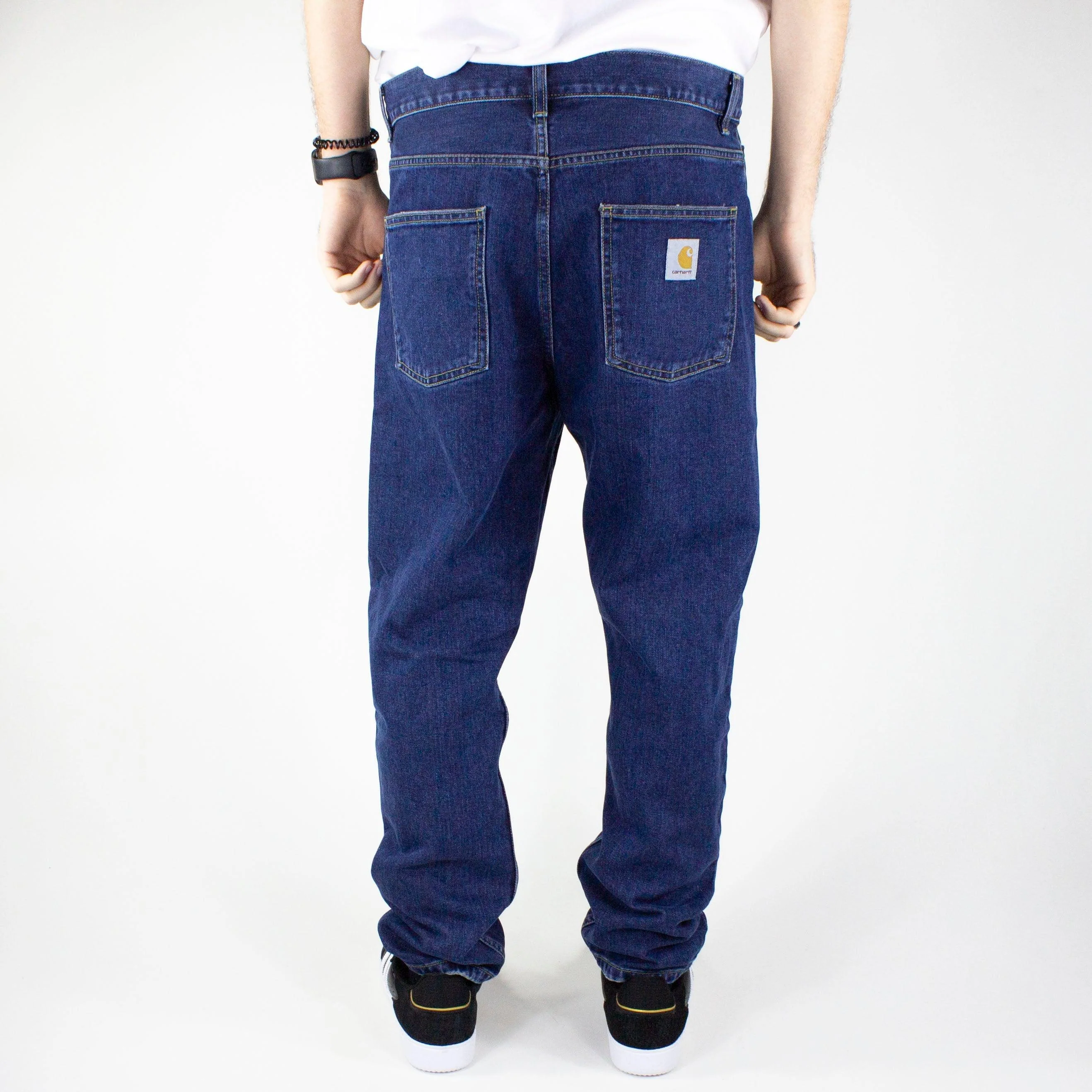 Carhartt WIP Newel Pant - Blue (stone washed) - Image 7