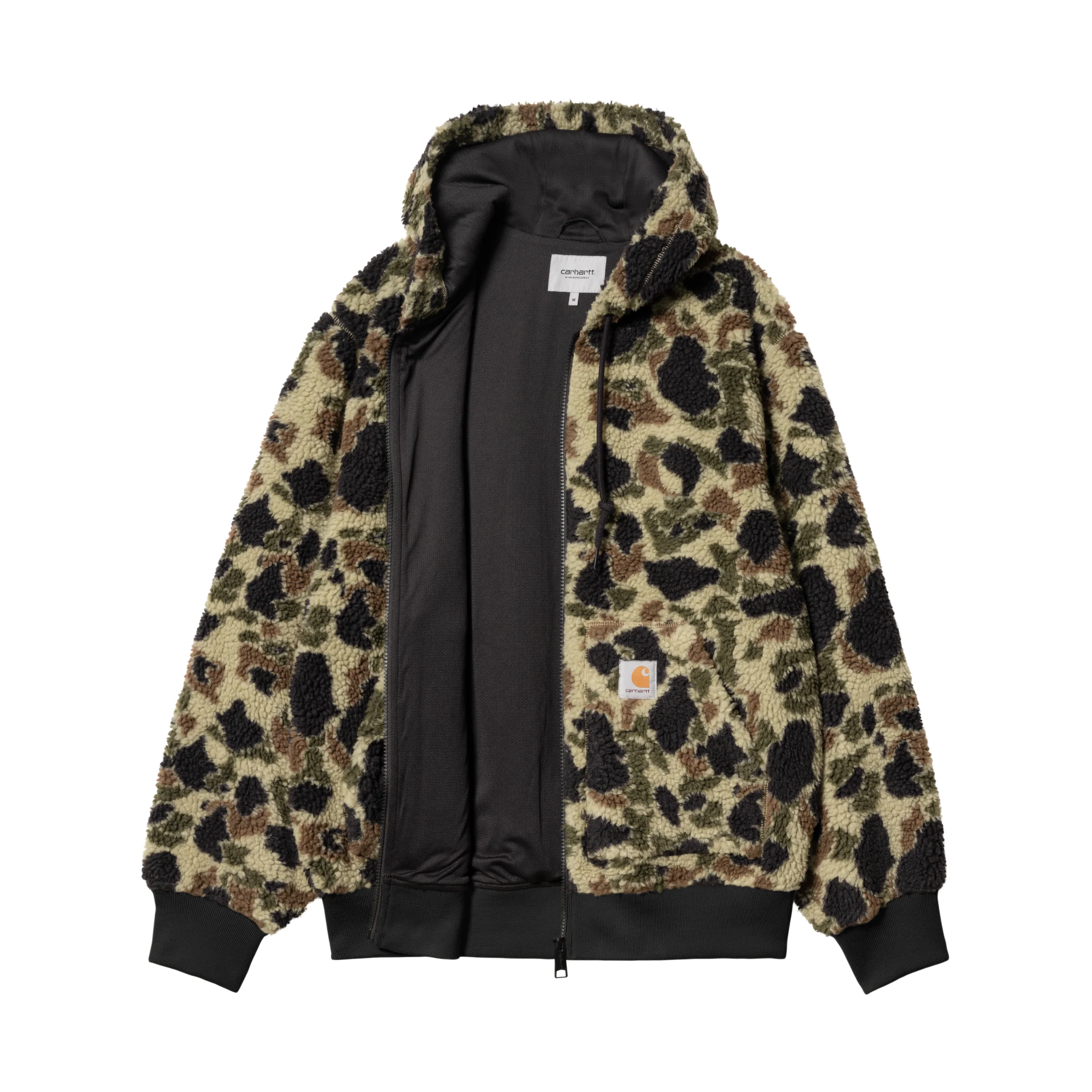 Carhartt WIP OG Active Liner Jacket - Camo Duck Jacquard, Green - Image 3