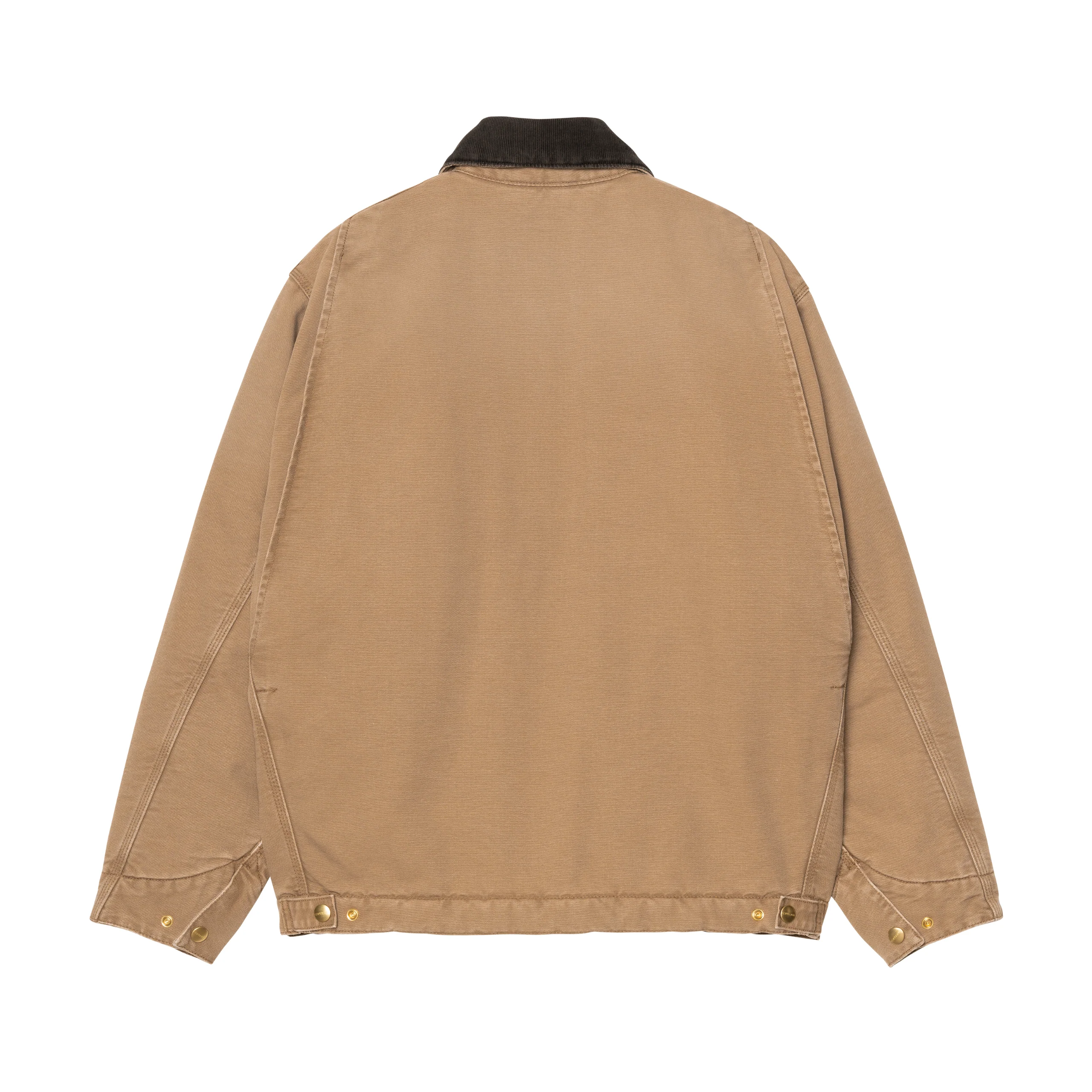 Carhartt WIP OG Detroit Jacket (Winter) - Hamilton Brown / Tobacco (stone canvas) - Image 2