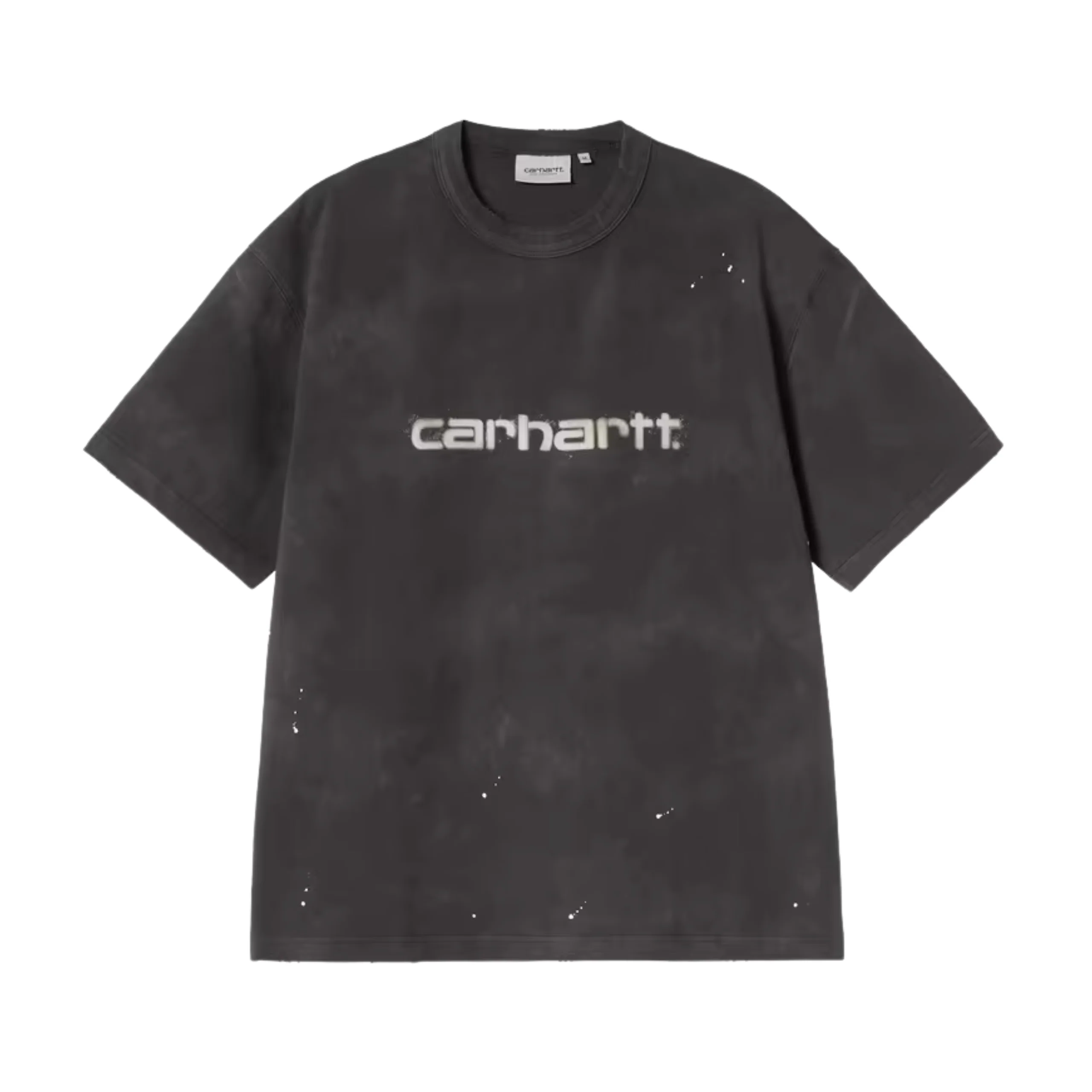 Carhartt WIP Painter T-Shirt - Black, destroy wash, splatter