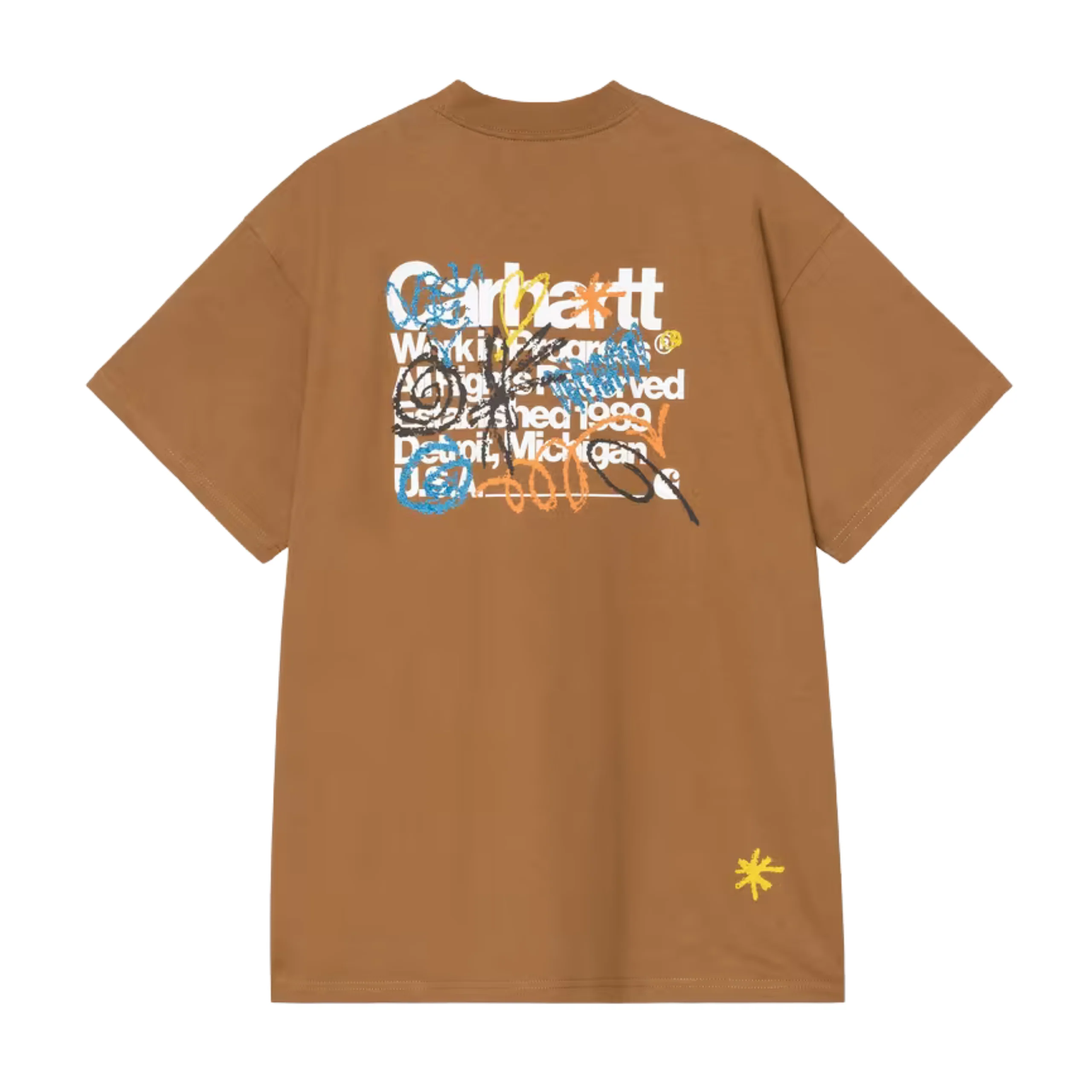 Carhartt WIP Primary T-Shirt - Hamilton Brown - Image 2