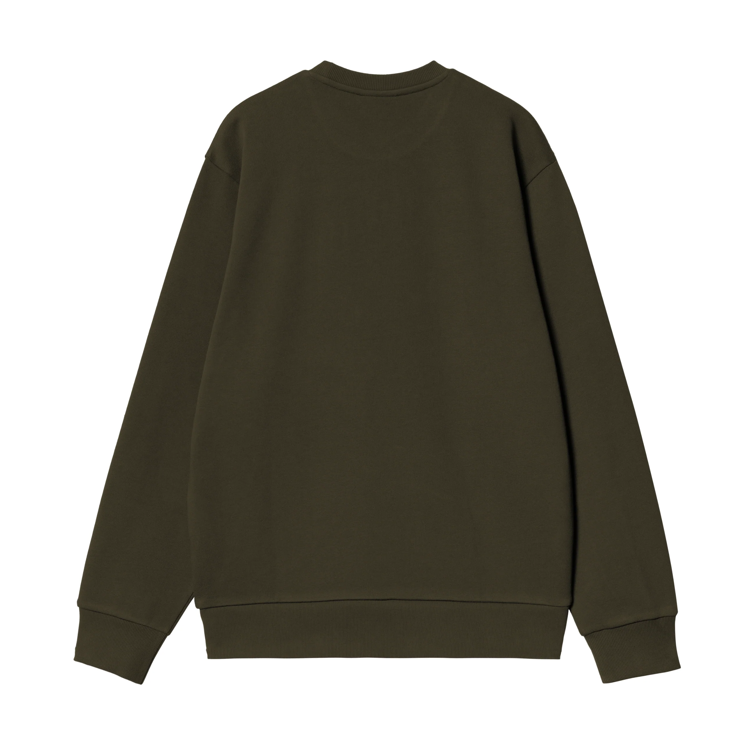 Carhartt WIP Script Embroidery Sweatshirt - Turtle / Air Pink - Image 2