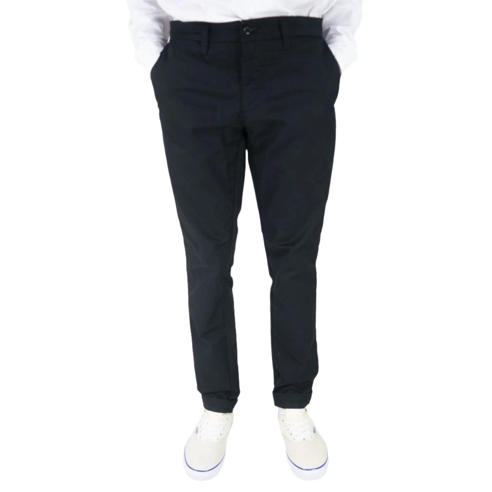 Carhartt WIP Sid Pant - Black (rinsed) - Image 4