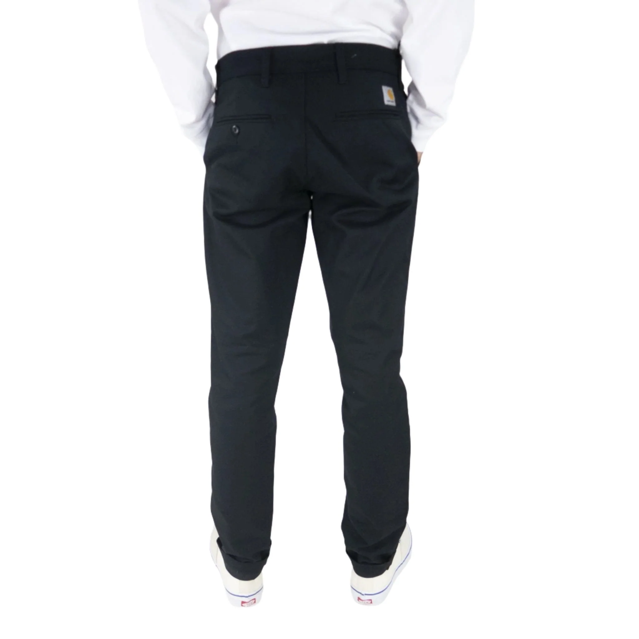 Carhartt WIP Sid Pant - Black (rinsed) - Image 5