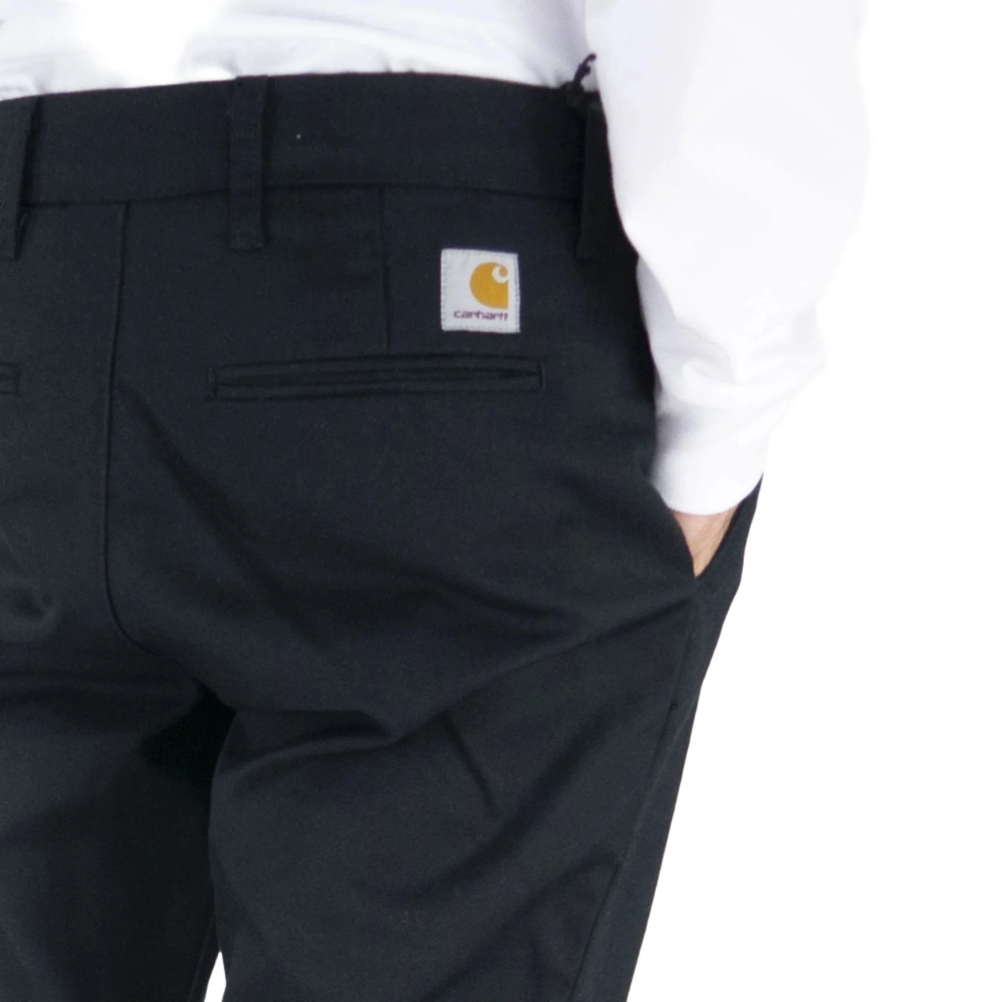 Carhartt WIP Sid Pant - Black (rinsed) - Image 6