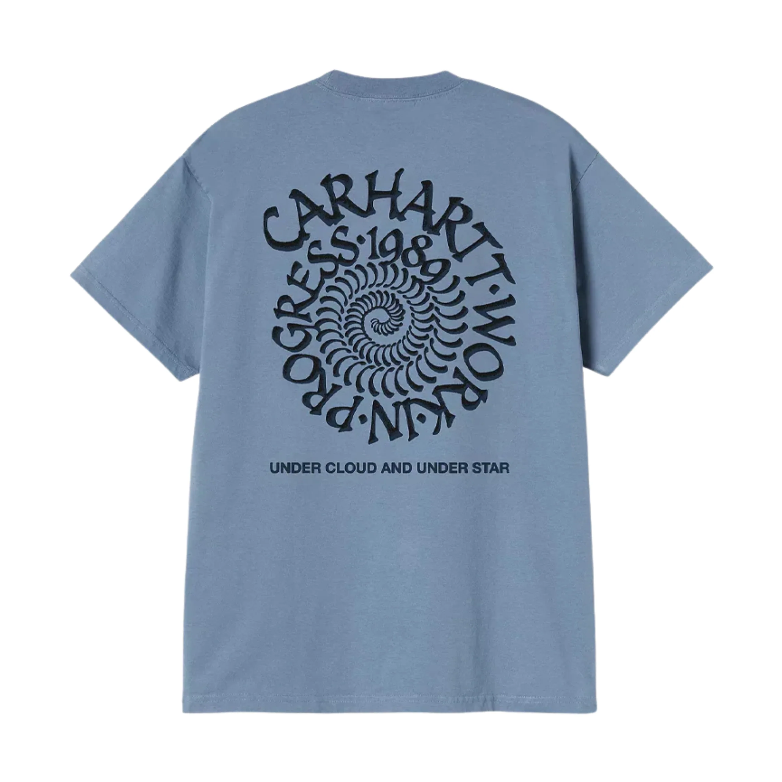 Carhartt WIP Spirals T-Shirt - Gentle Blue - Image 2