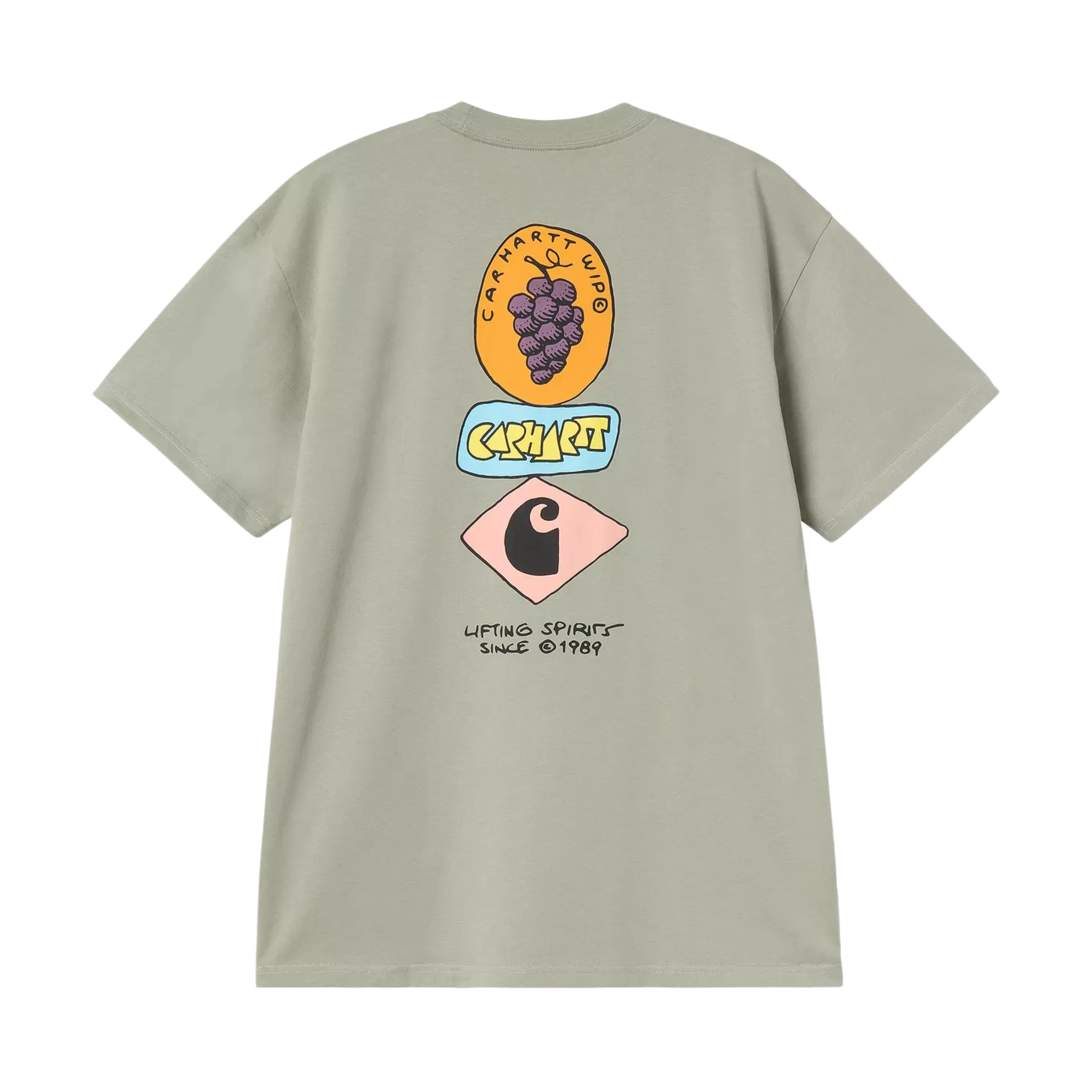 Carhartt WIP Stacked Grapes T-Shirt - Shady Green - Image 2