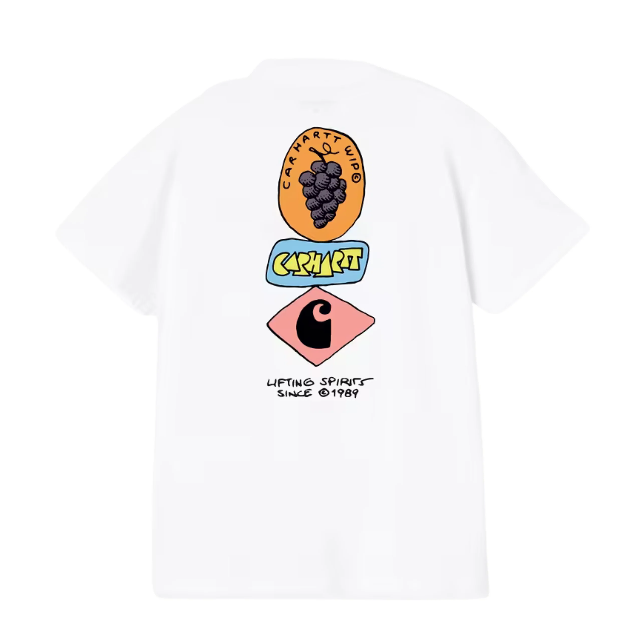 Carhartt WIP Stacked Grapes T-Shirt - White - Image 2