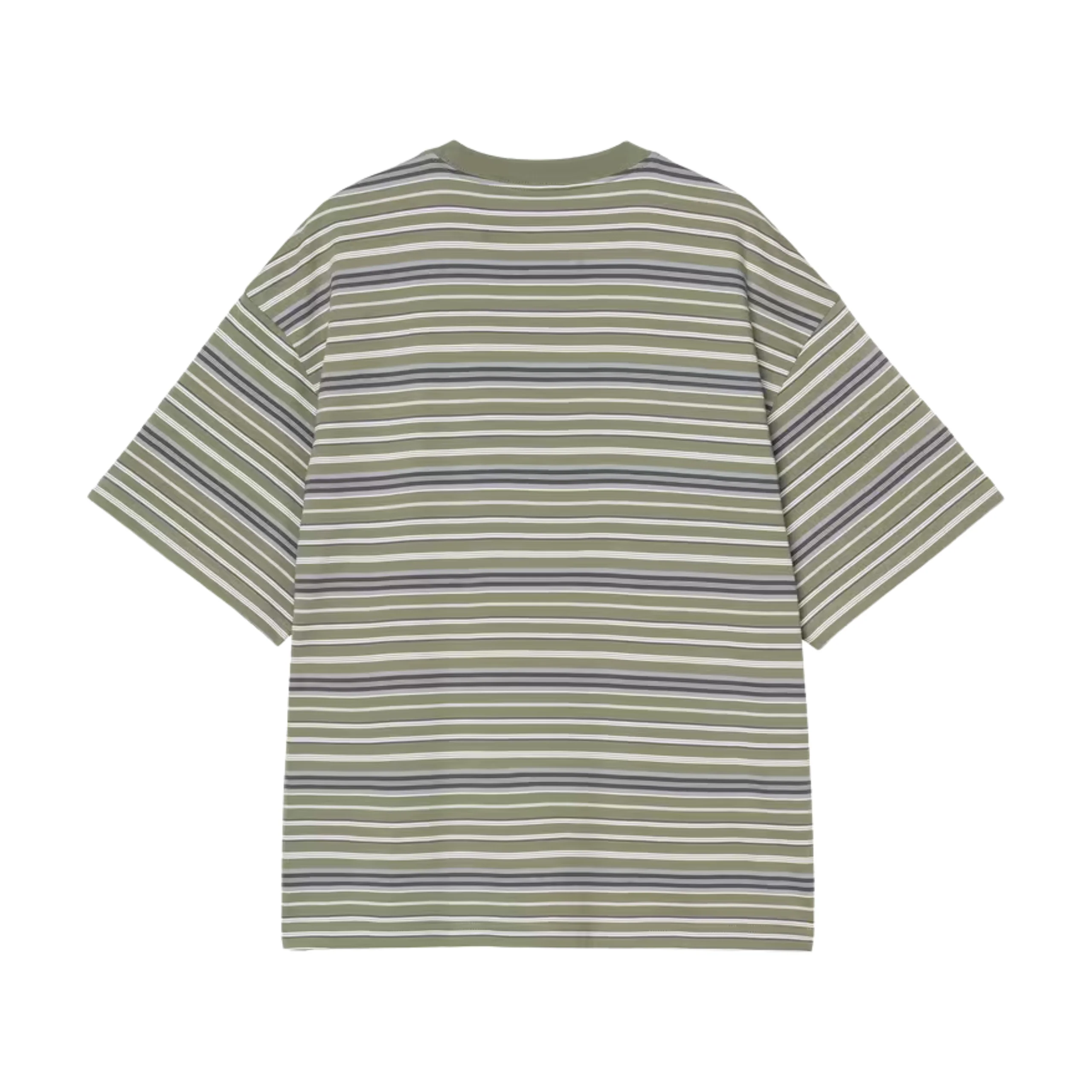 Carhartt WIP Zane T-Shirt - Zane Stripe, Dollar Green - Image 2