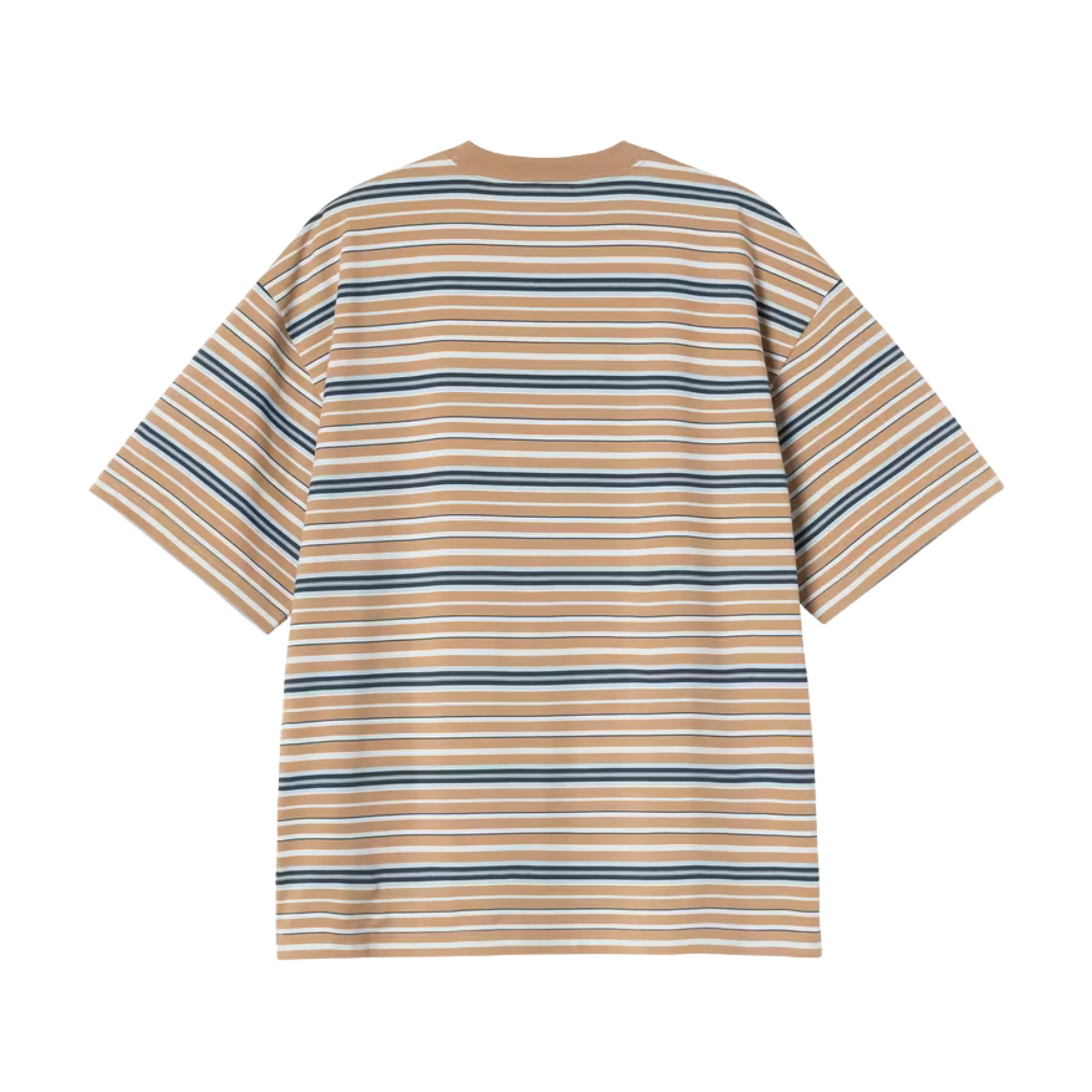 Carhartt WIP Zane T-Shirt - Zane Stripe, Peanut - Image 2