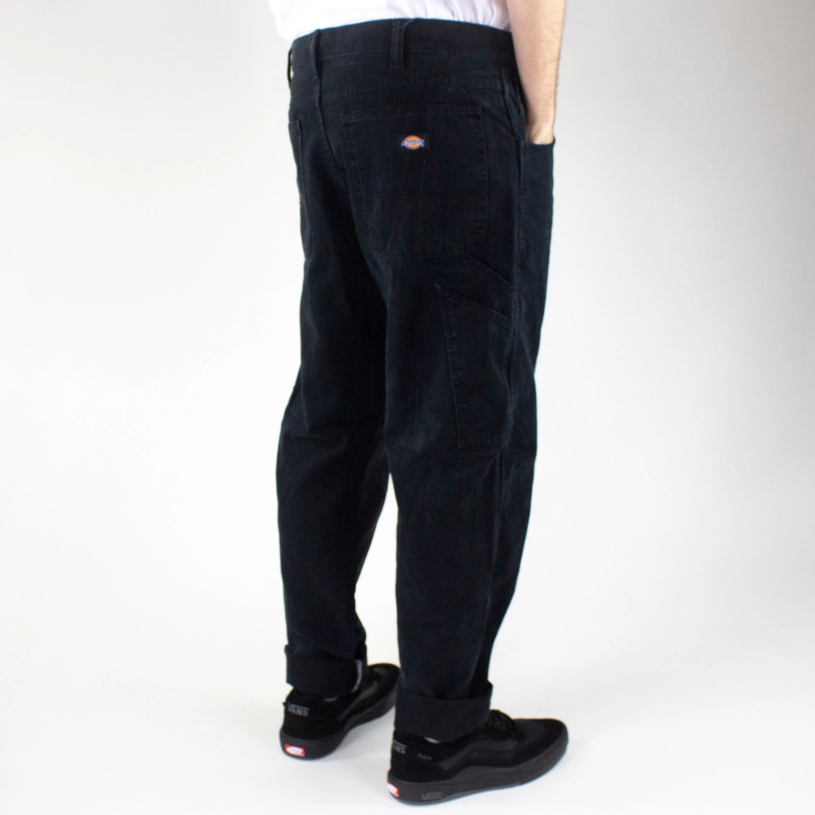 Dickies Duck Canvas Carpenter Pant - Stone Washed Black - Image 4