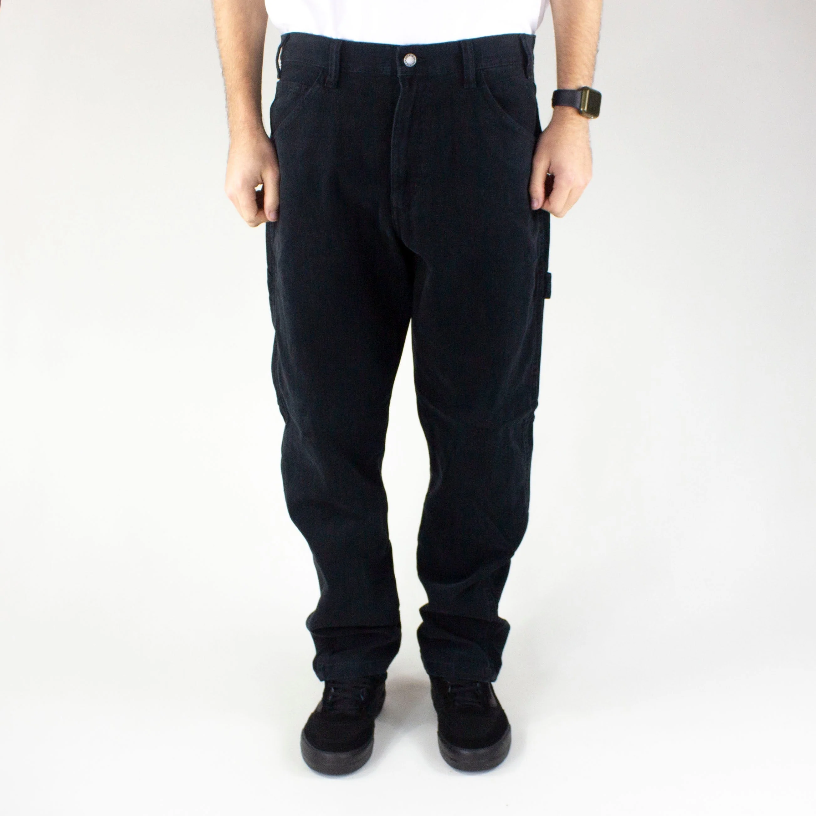 Dickies Duck Canvas Carpenter Pant - Stone Washed Black - Image 5