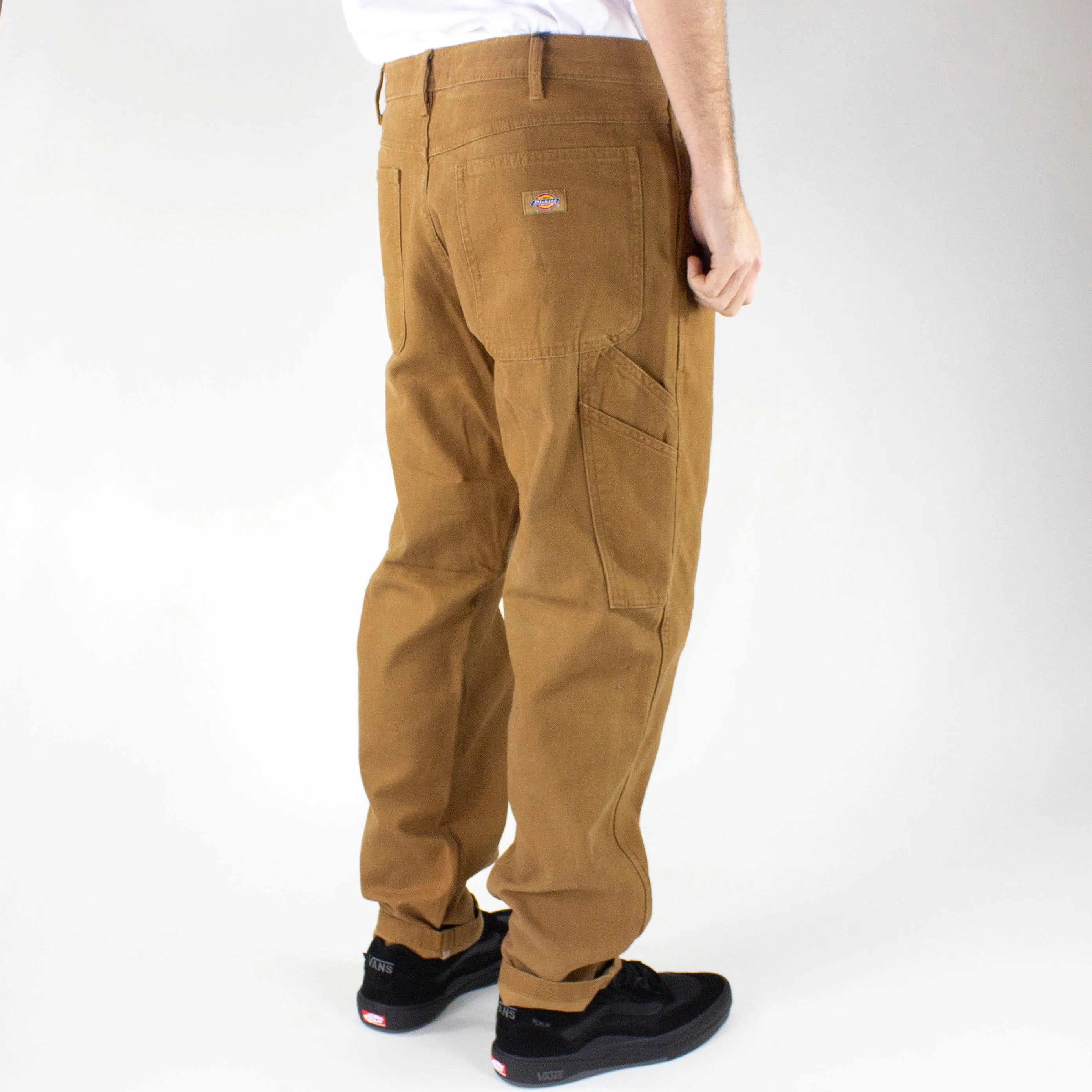 Dickies Duck Canvas Carpenter Pant - Stone Washed Brown Duck - Image 4