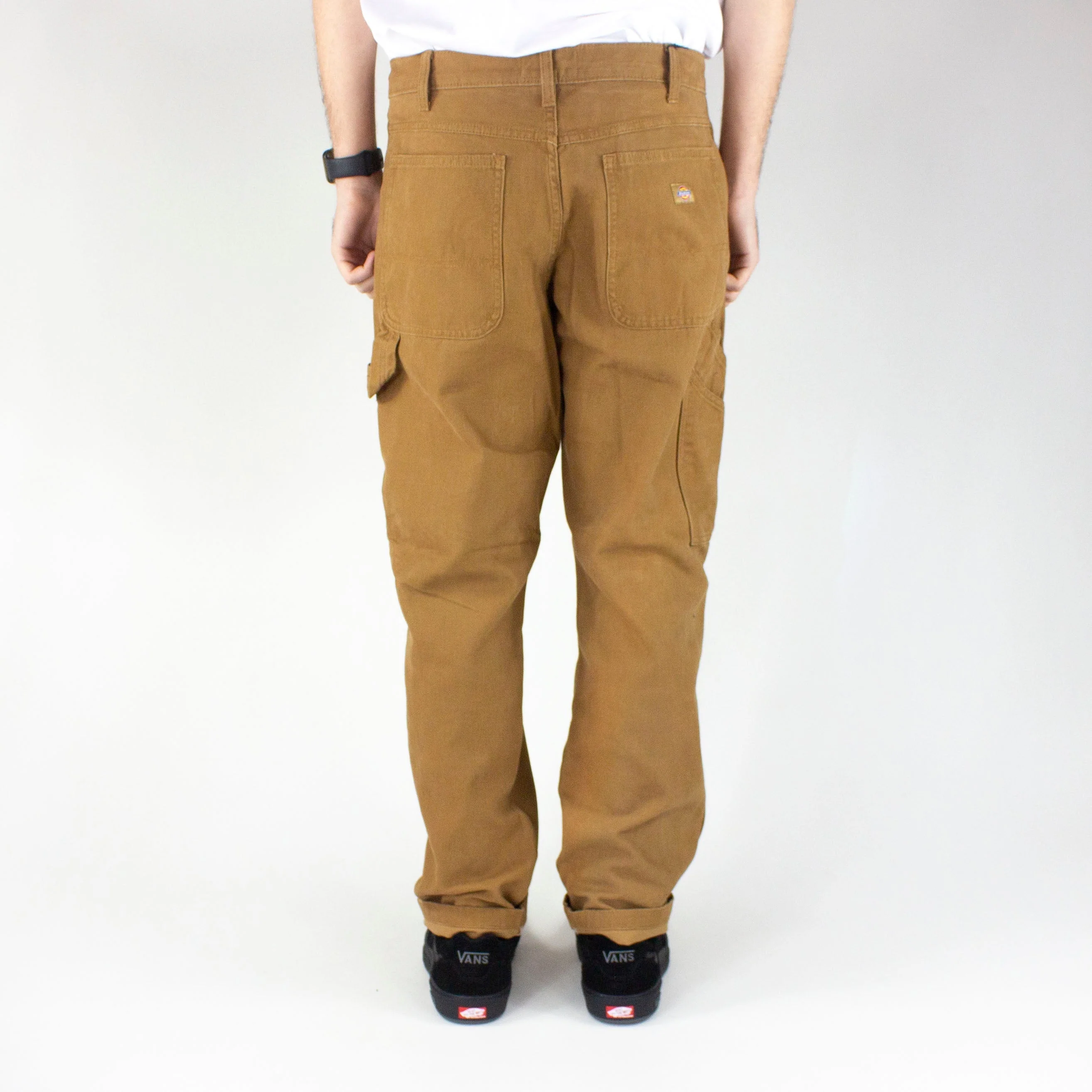 Dickies Duck Canvas Carpenter Pant - Stone Washed Brown Duck - Image 6