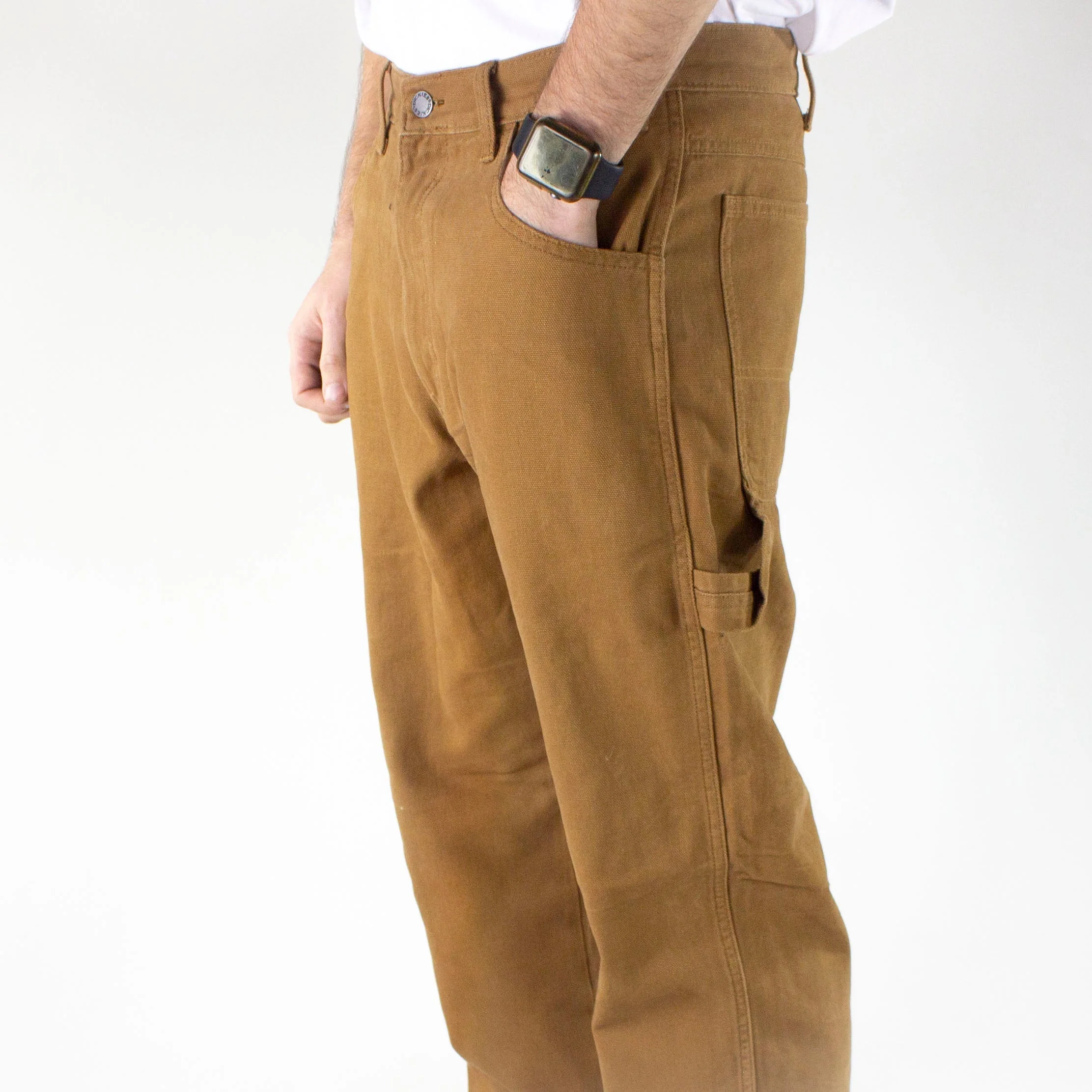 Dickies Duck Canvas Carpenter Pant - Stone Washed Brown Duck - Image 9