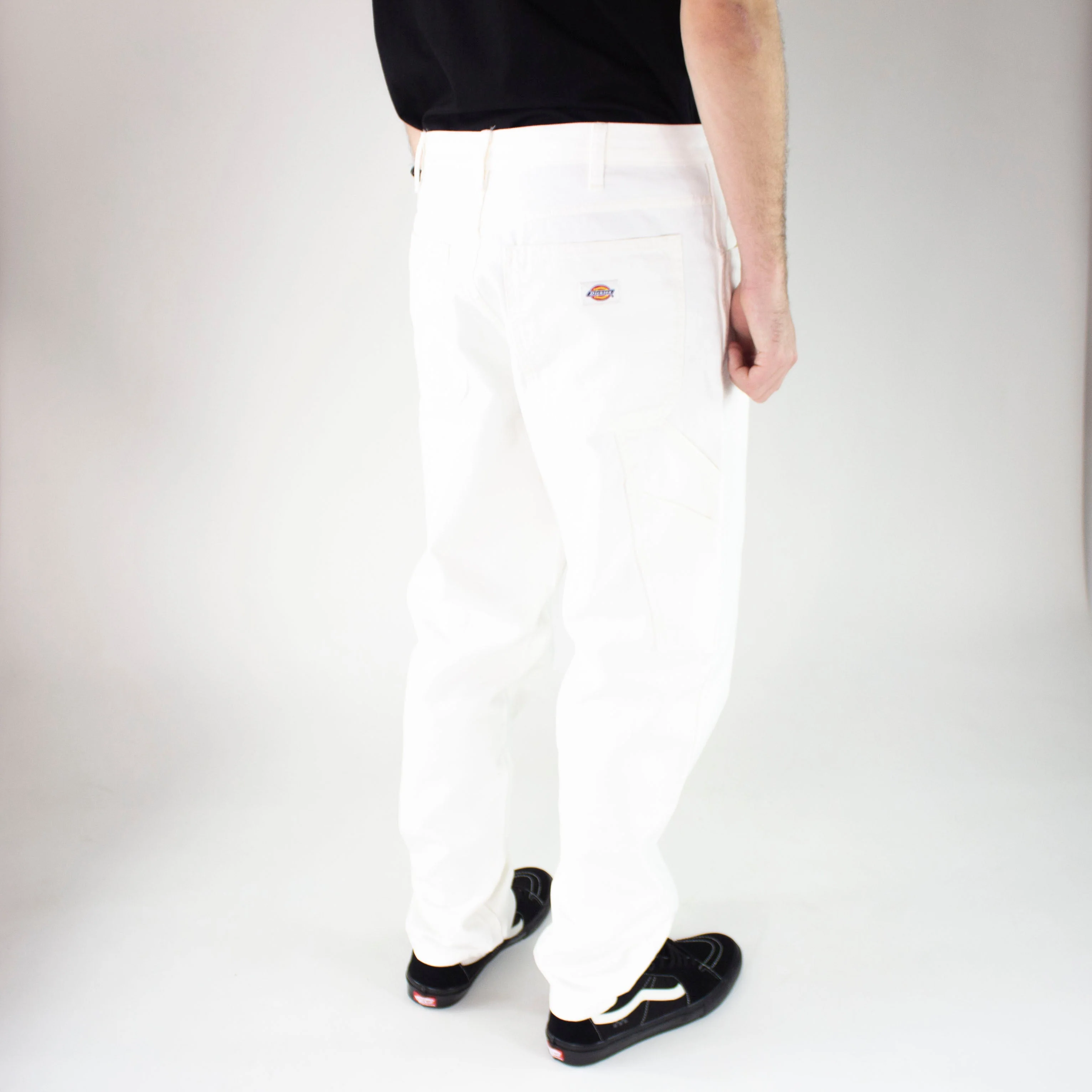 Dickies Duck Canvas Carpenter Pant - Stone Washed Cloud - Image 4