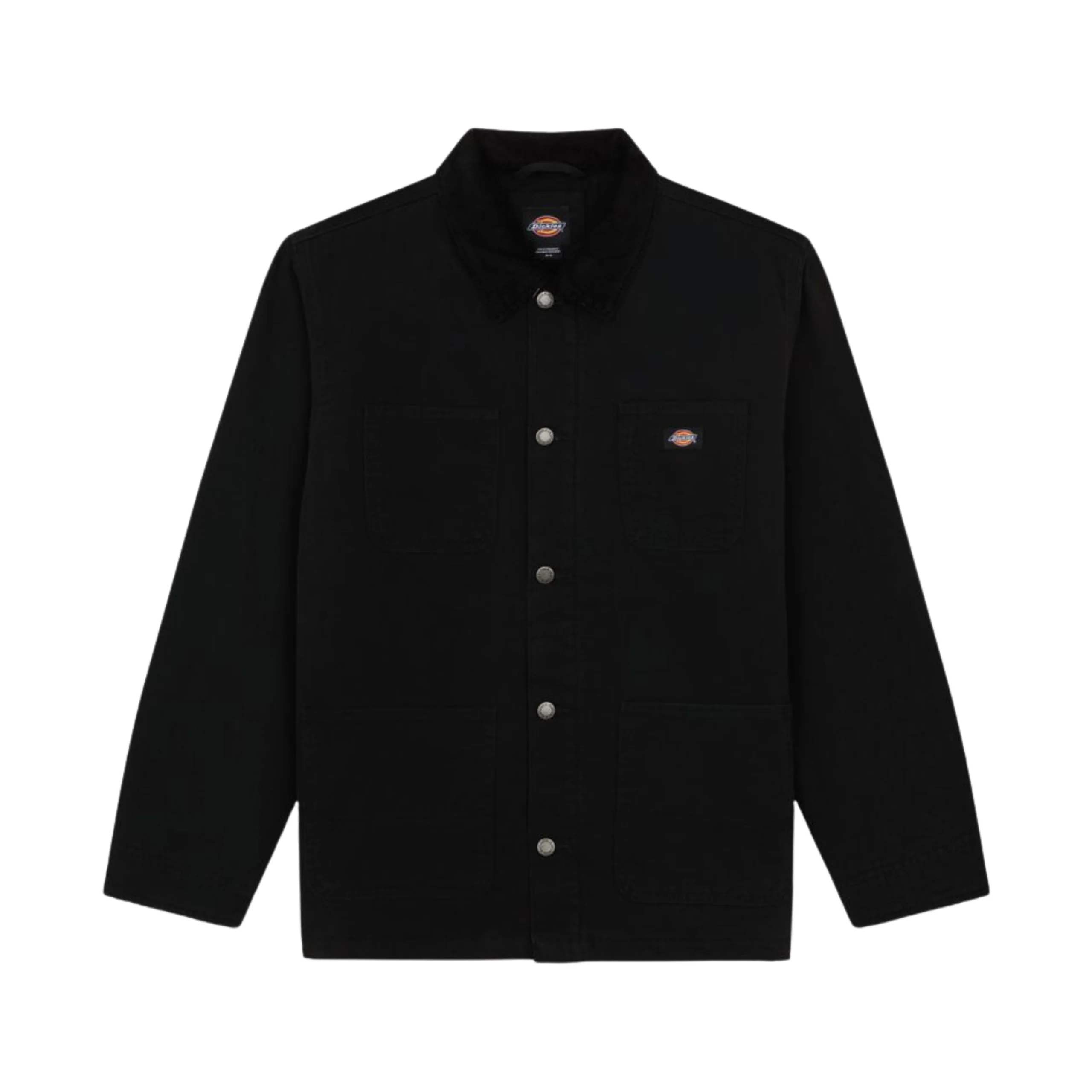 Dickies Duck Canvas Lined Chore Coat Jacket - Black