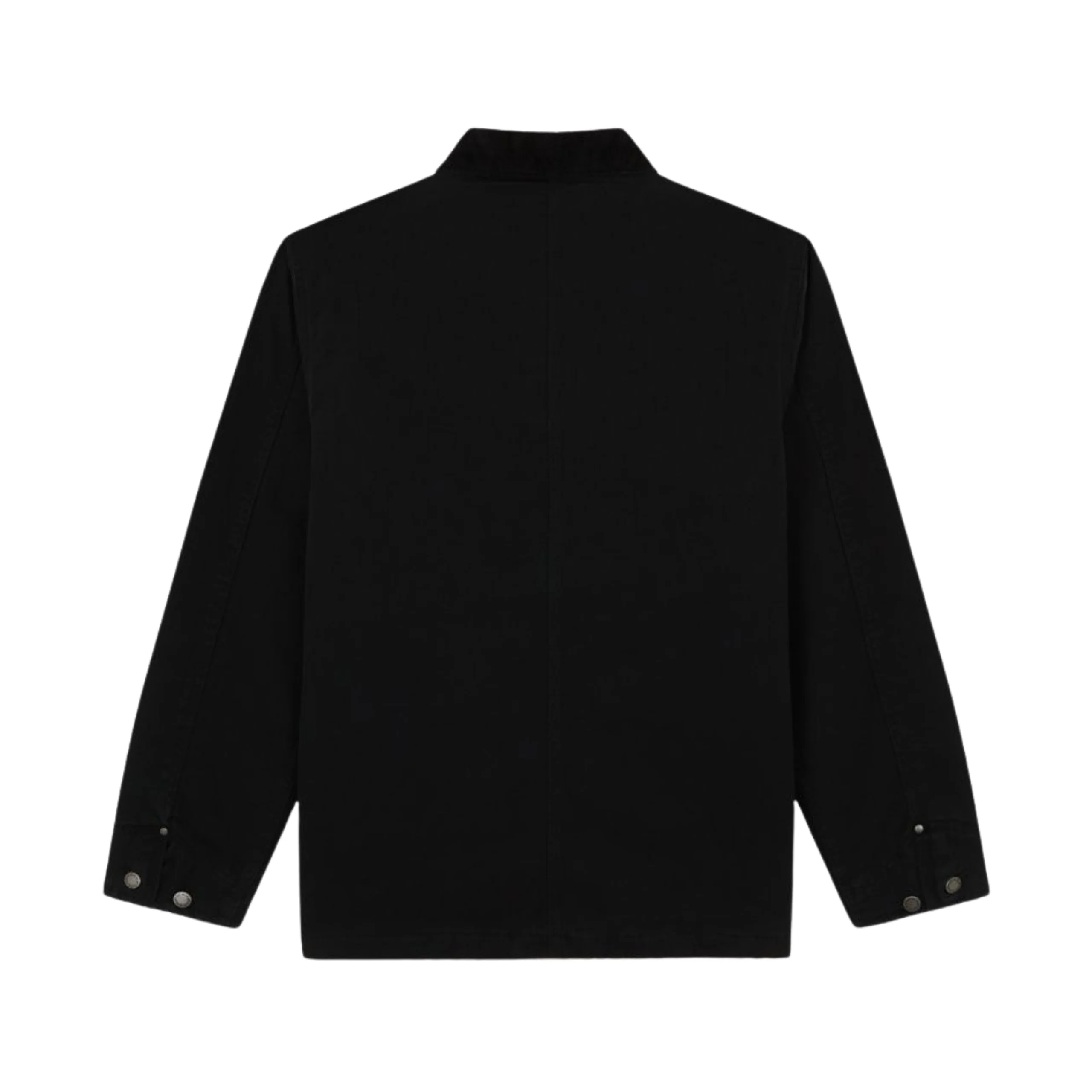 Dickies Duck Canvas Lined Chore Coat Jacket - Black - Image 2