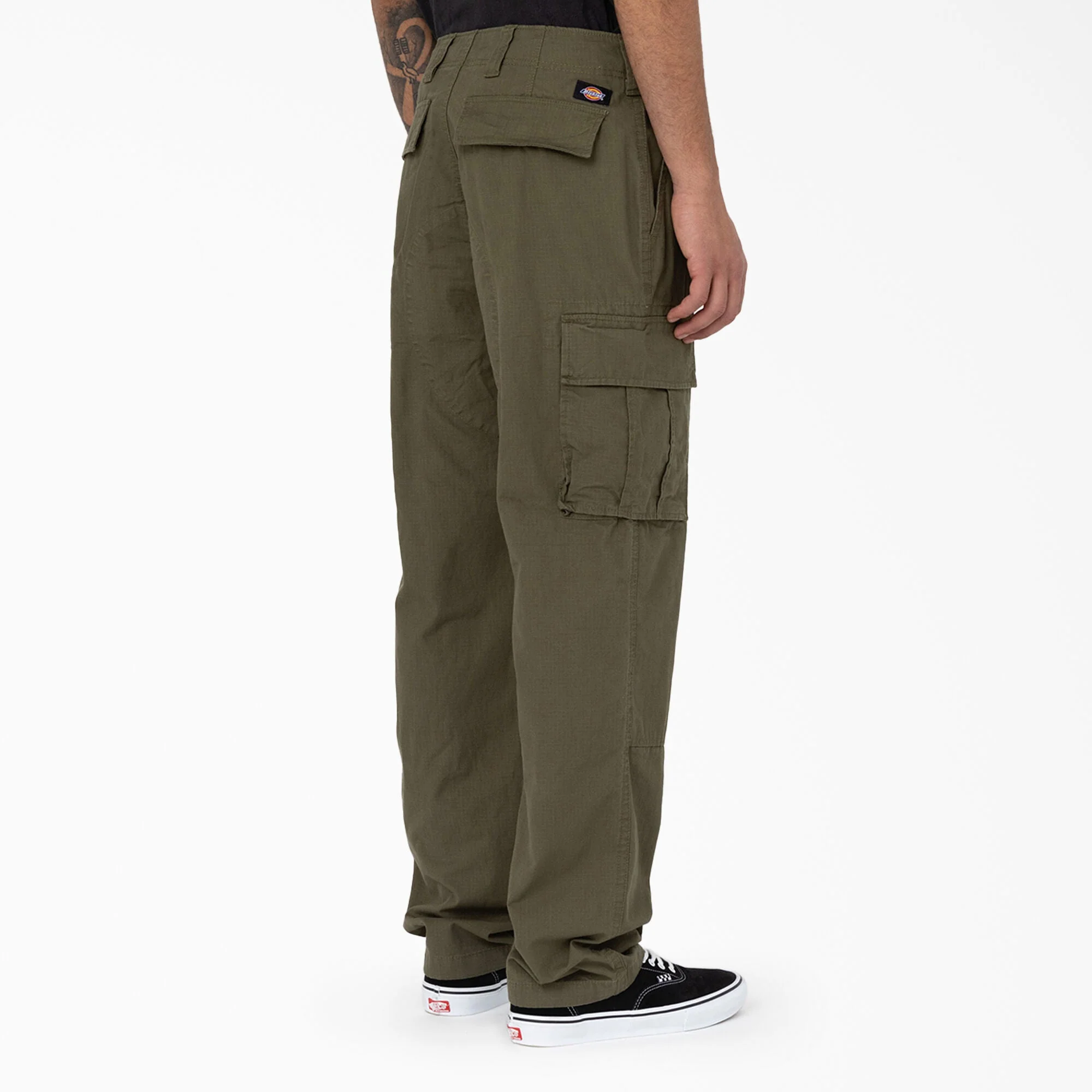 Dickies Eaglebend Cargo Trousers Pant - Military Green - Image 3