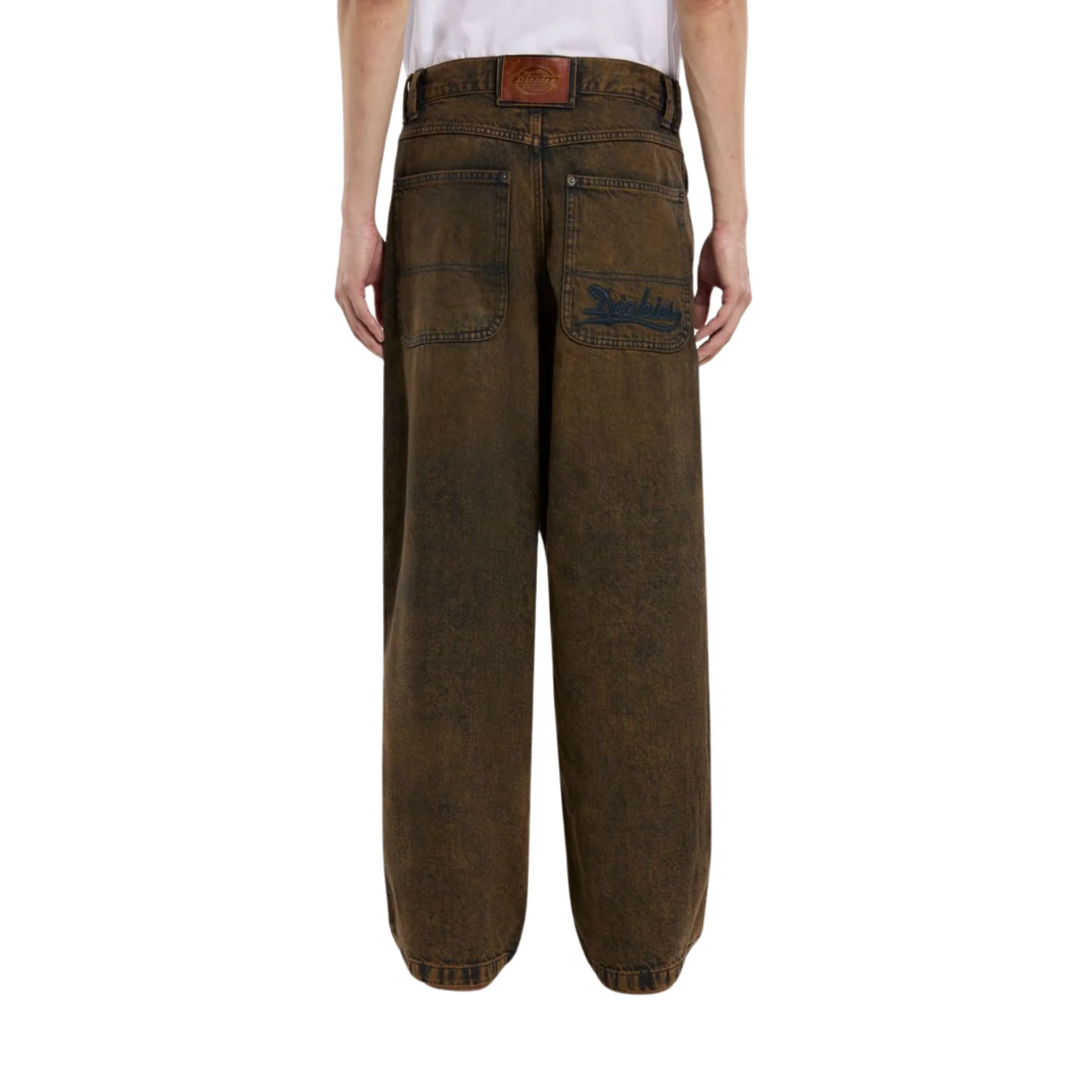 Dickies Loose Wave Denim Baggy Pant - Indigo Brown - Image 4