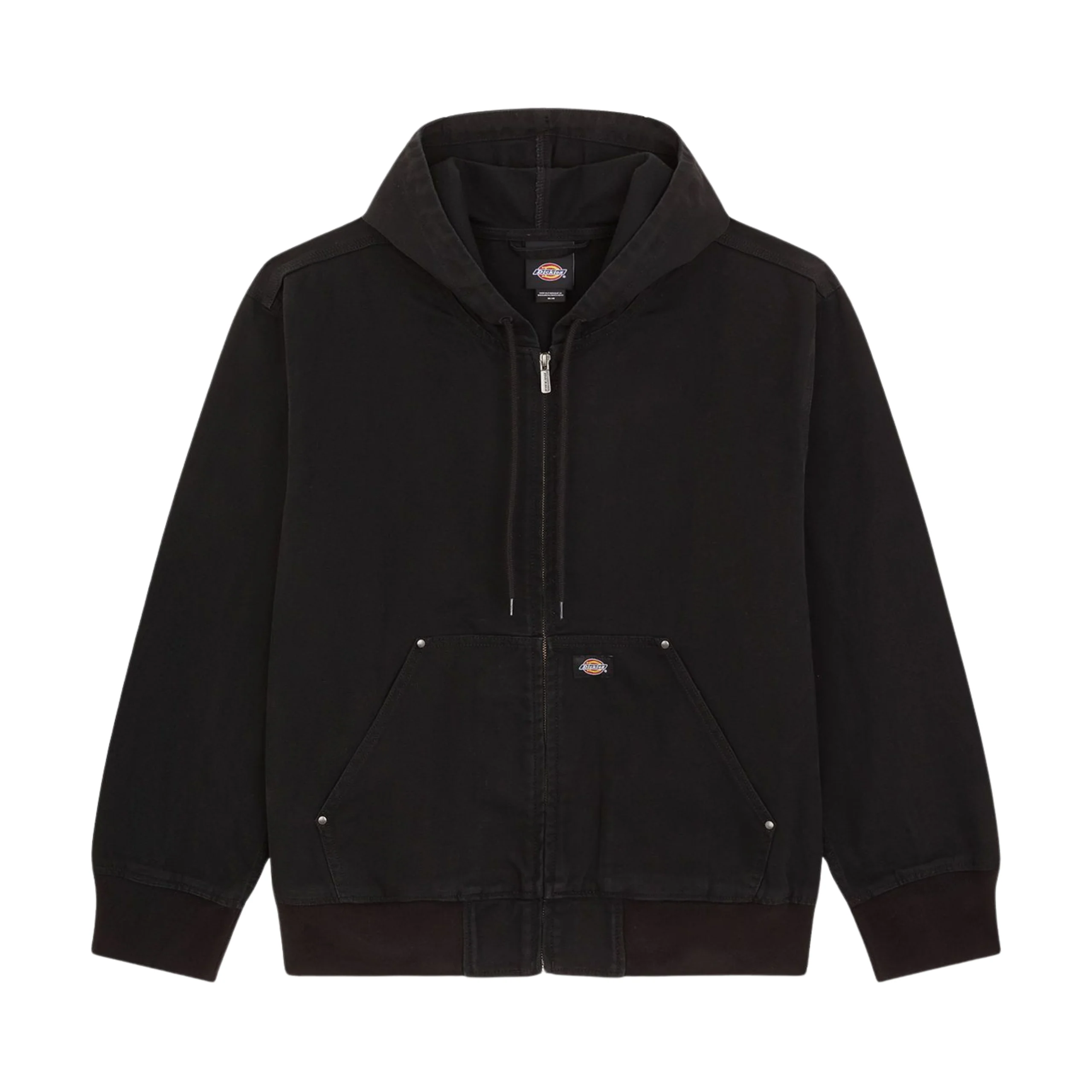 Dickies Unlined Canvas Hooded Bomber Jacket - Black