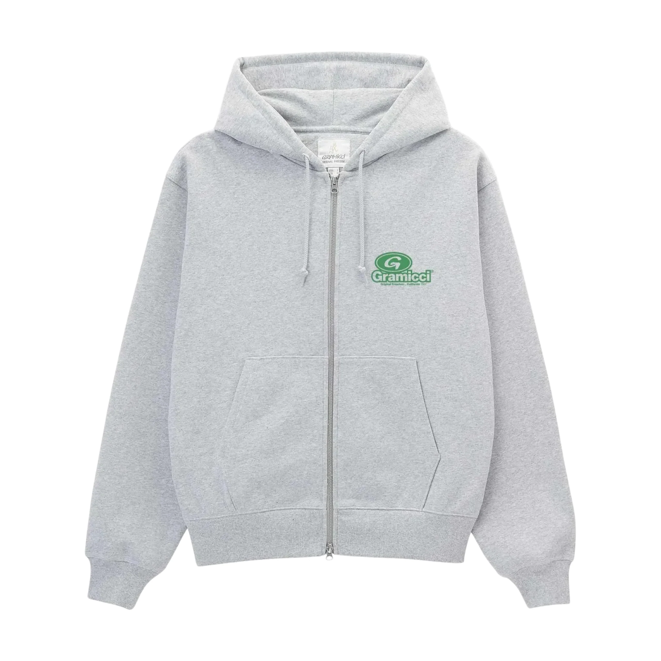 Gramicci 82 Zip Hooded Sweatshirt - Heather Grey