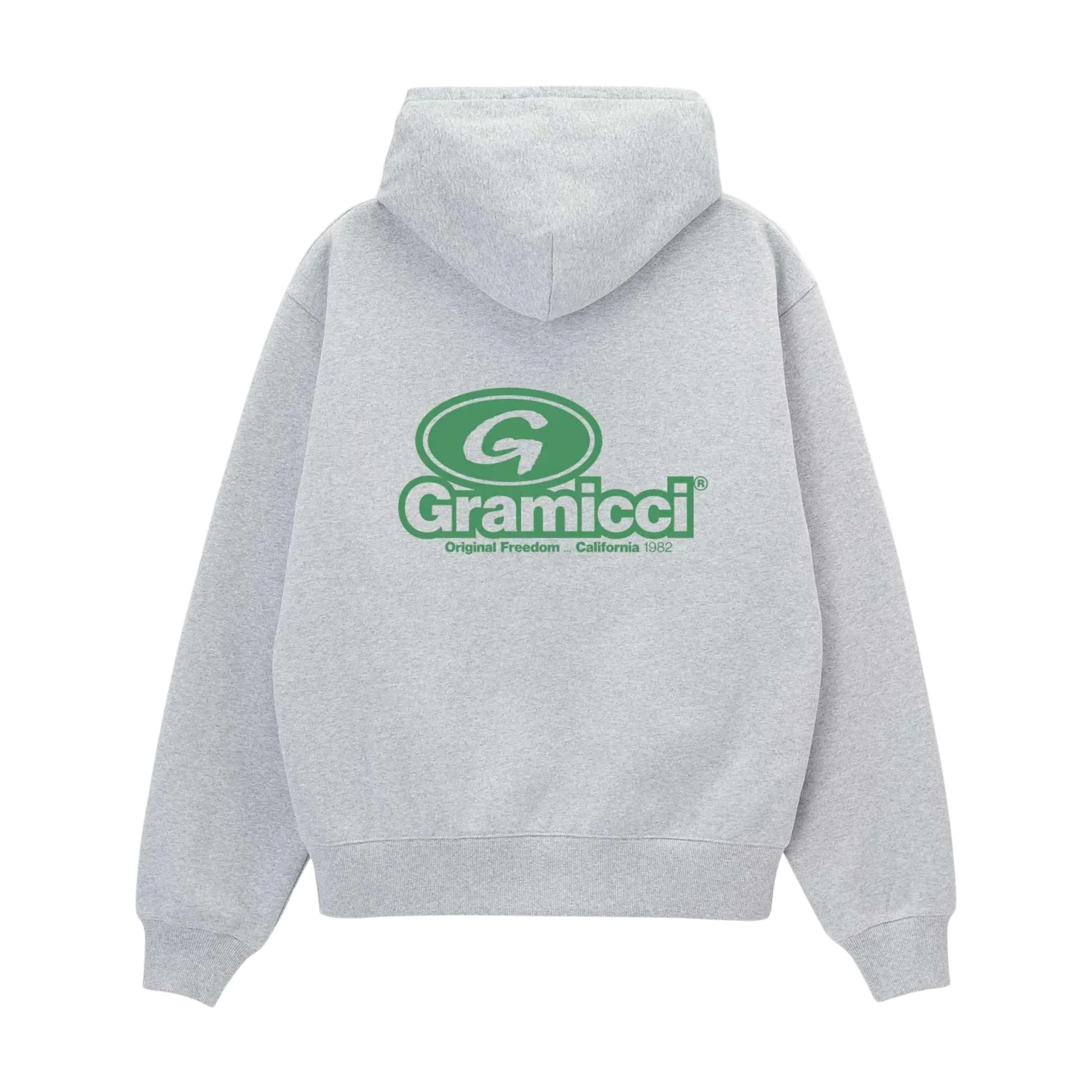 Gramicci 82 Zip Hooded Sweatshirt - Heather Grey - Image 2