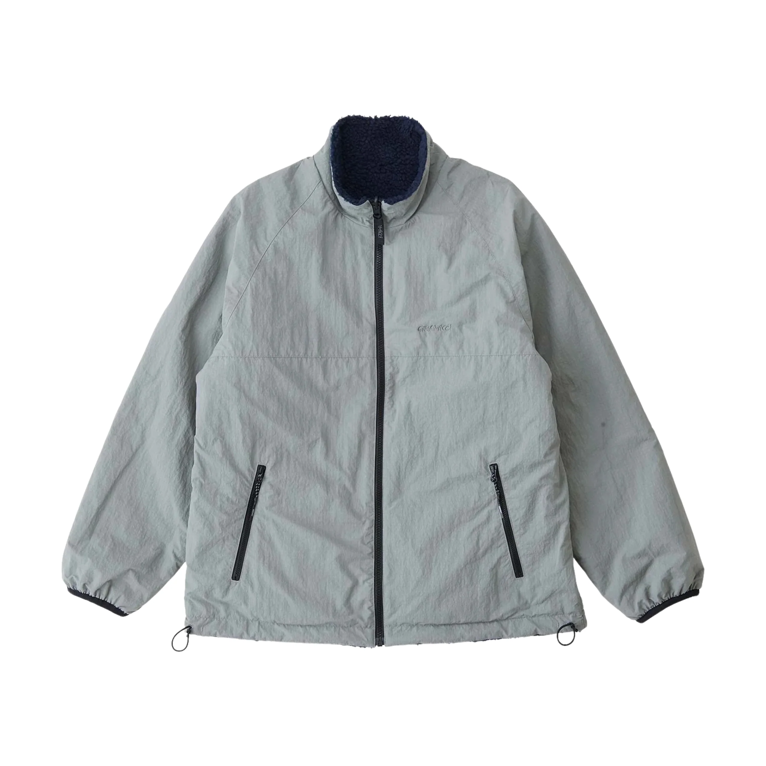 Gramicci Reversible Sherpa Jacket - Navy / Grey - Image 2