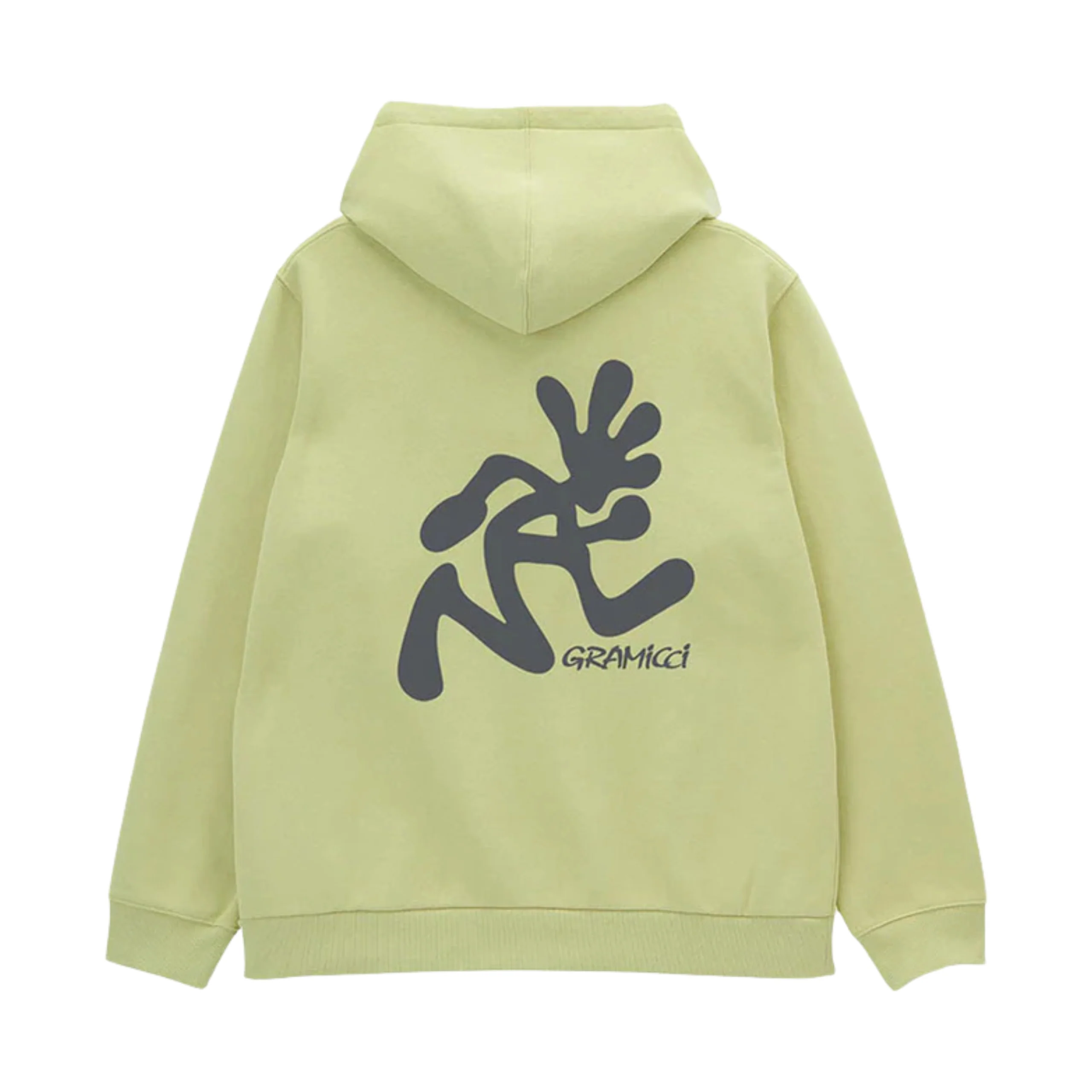 Gramicci Running Man Hooded Sweatshirt - Lime - Image 2
