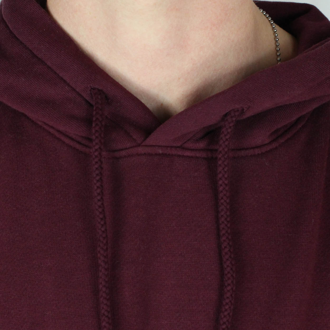 Grizzly OG Bear Embroidered Hooded Sweatshirt - Burgundy / White - Image 4