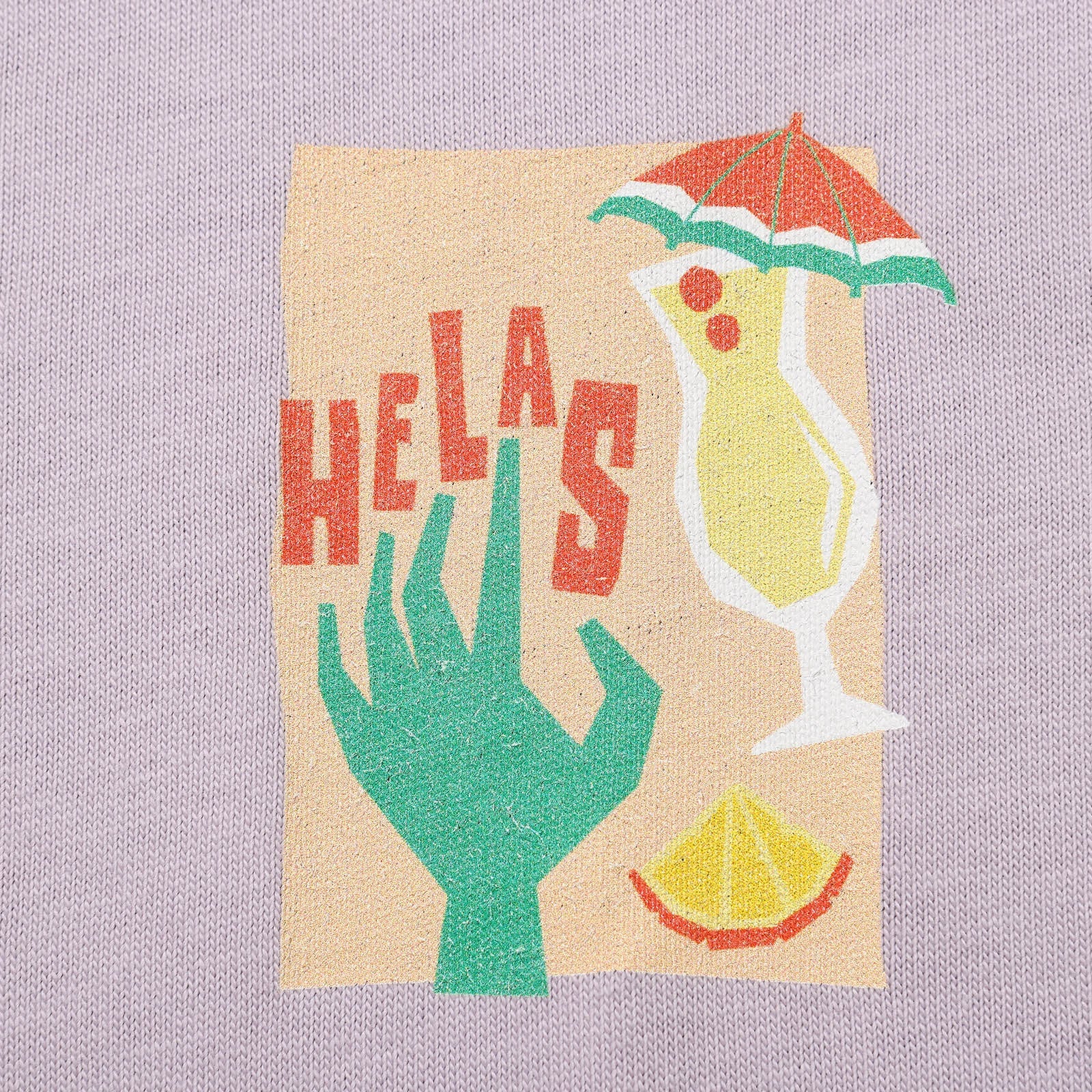 Helas Cocktail T-Shirt - Lilac - Image 3