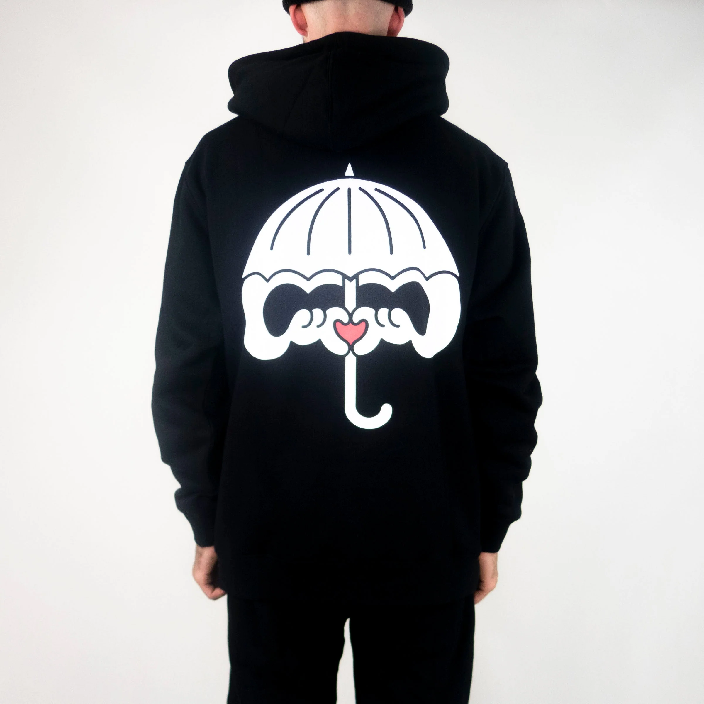 Helas Luvu Hoodie - Black - Image 3