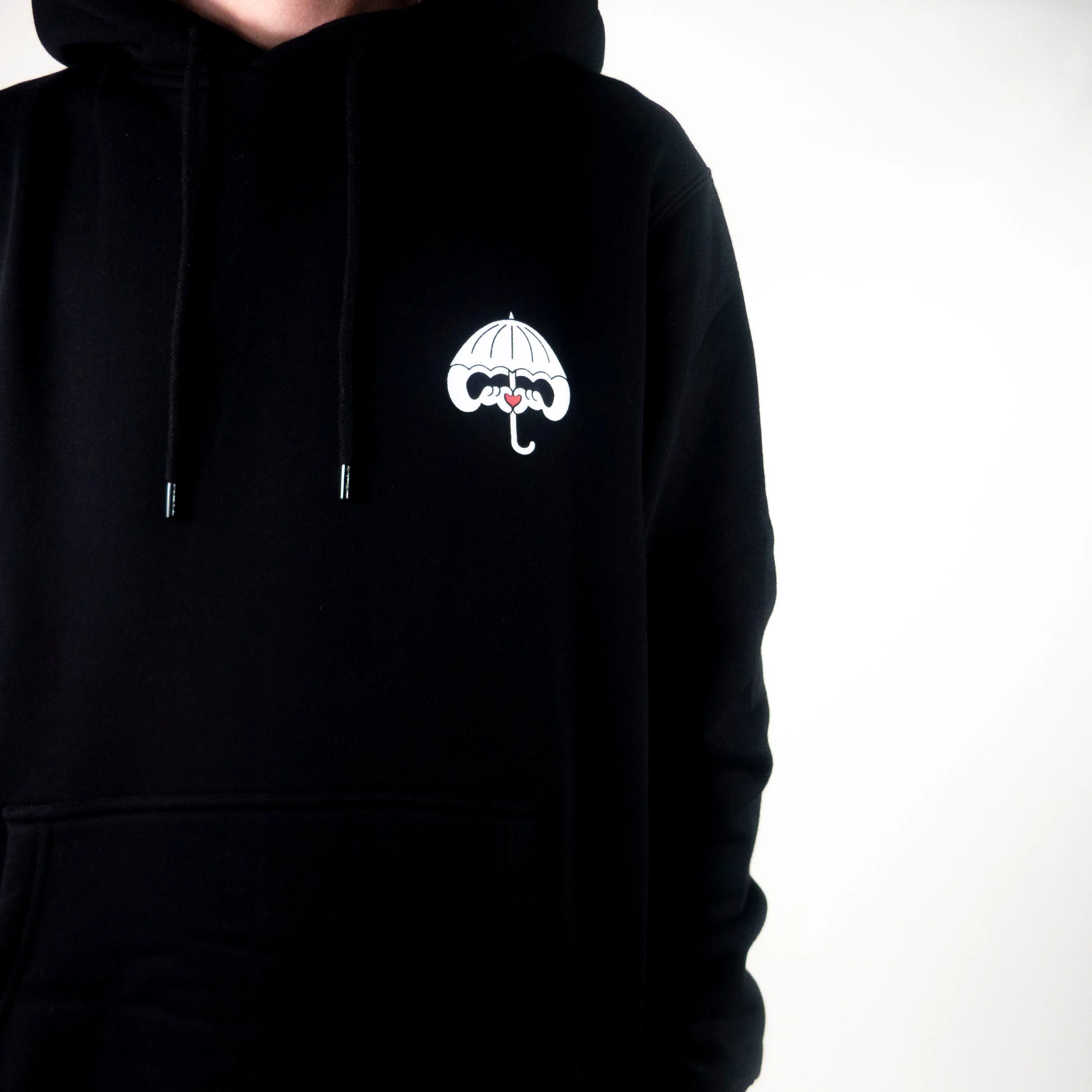 Helas Luvu Hoodie - Black - Image 4