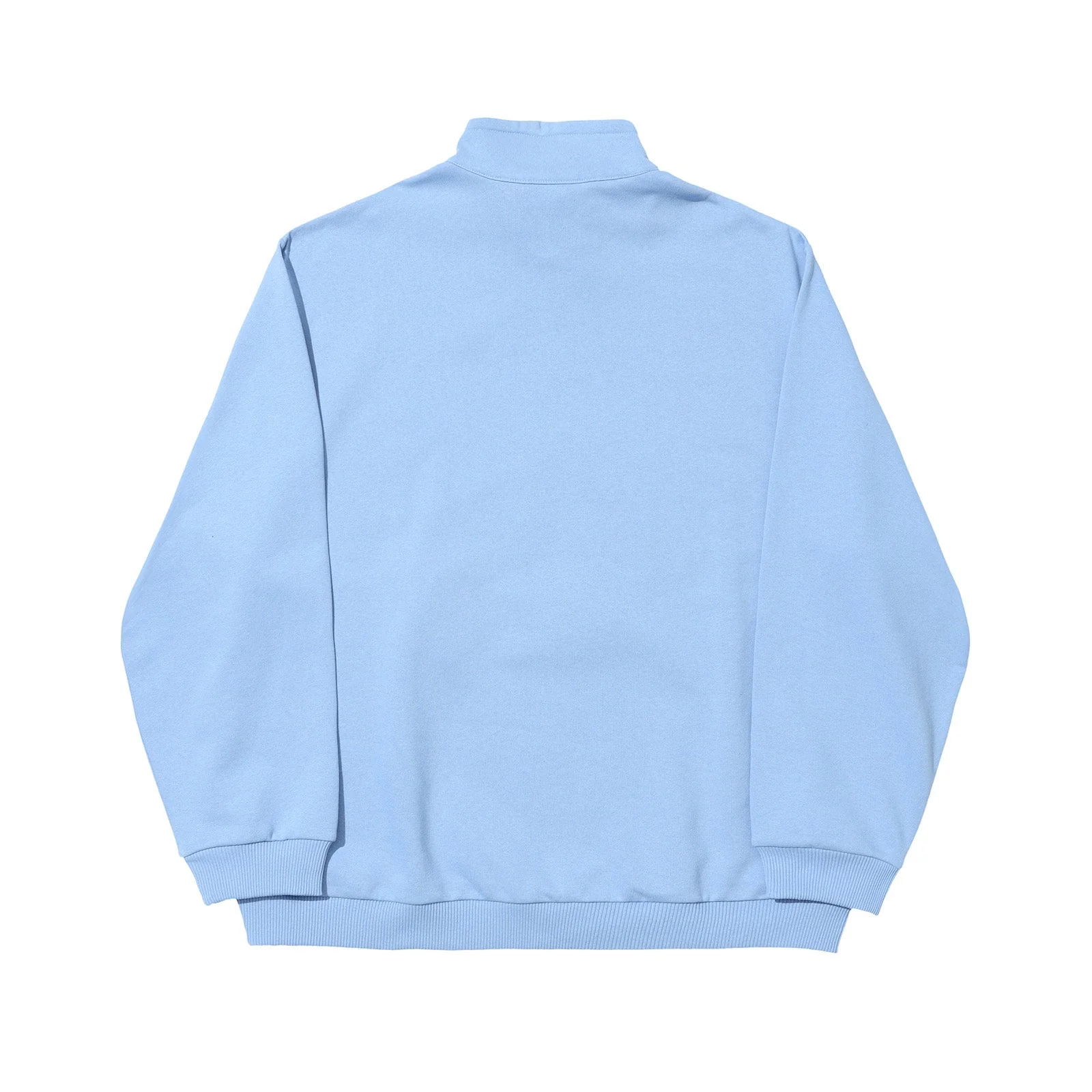 Helas Save Helas Quarter Zip Sweatshirt - Grey Blue - Image 2