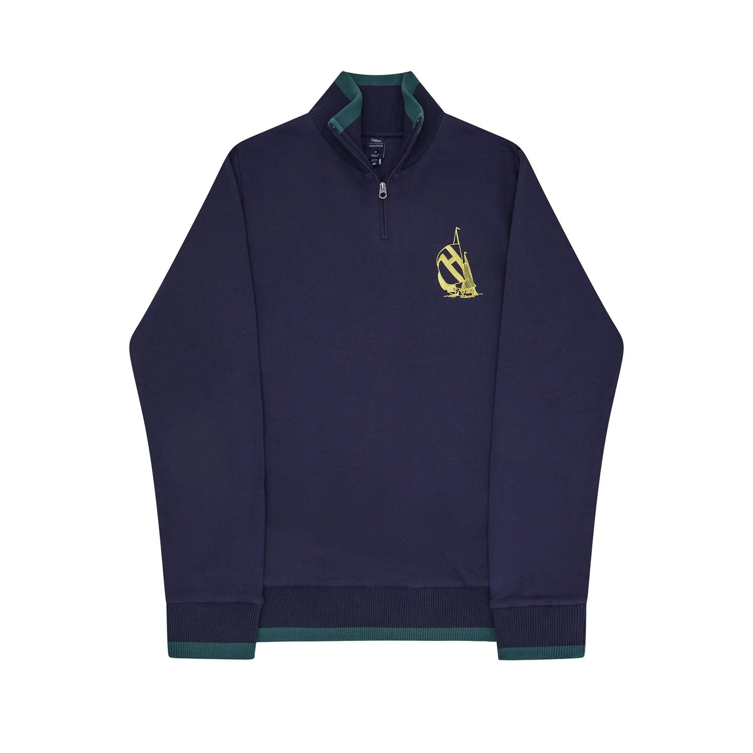 Helas x Nautica Rainier Quarter Zip Sweatshirt - Navy