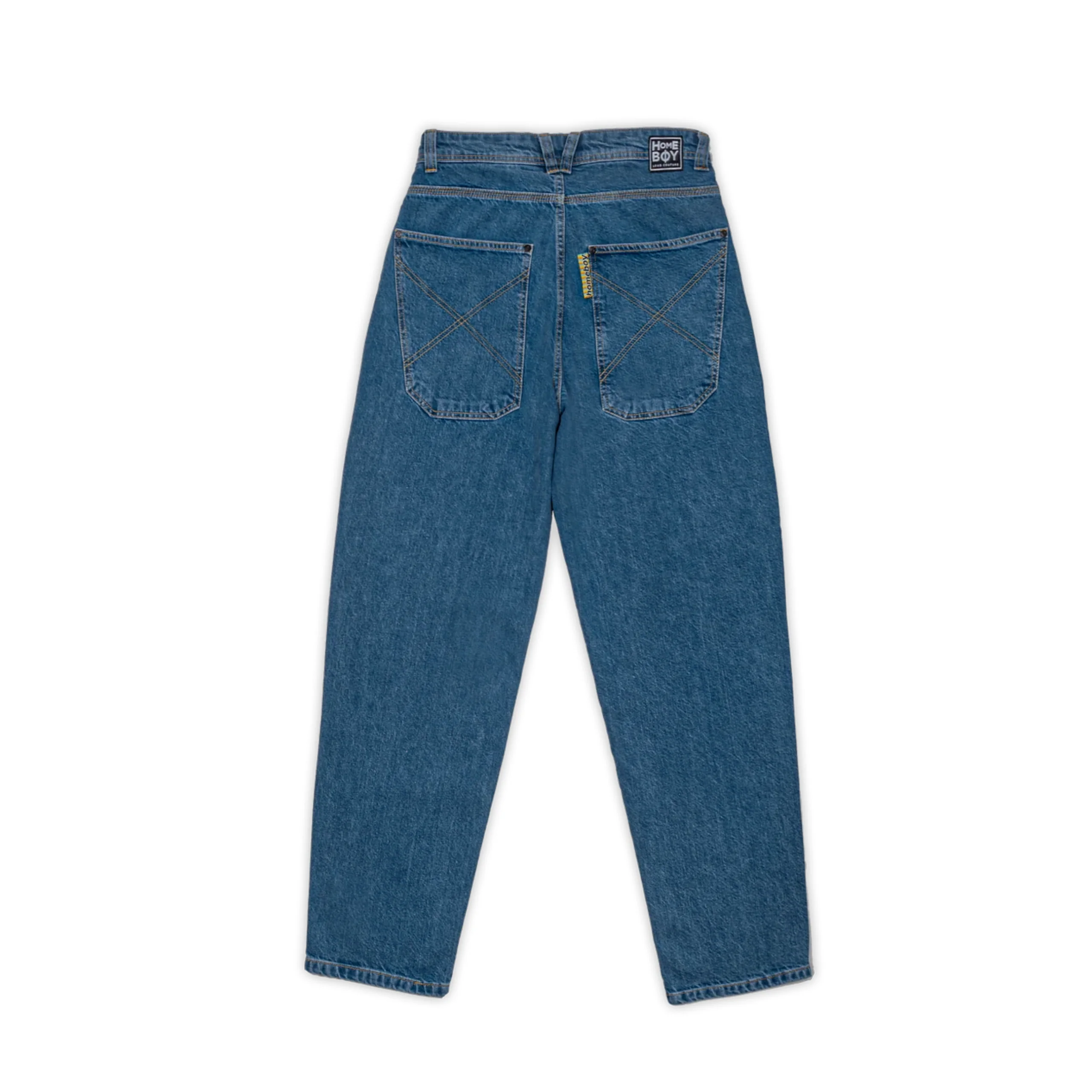 Homeboy X-TRA Baggy Denim Pants Jeans - Washed Blue - Image 2